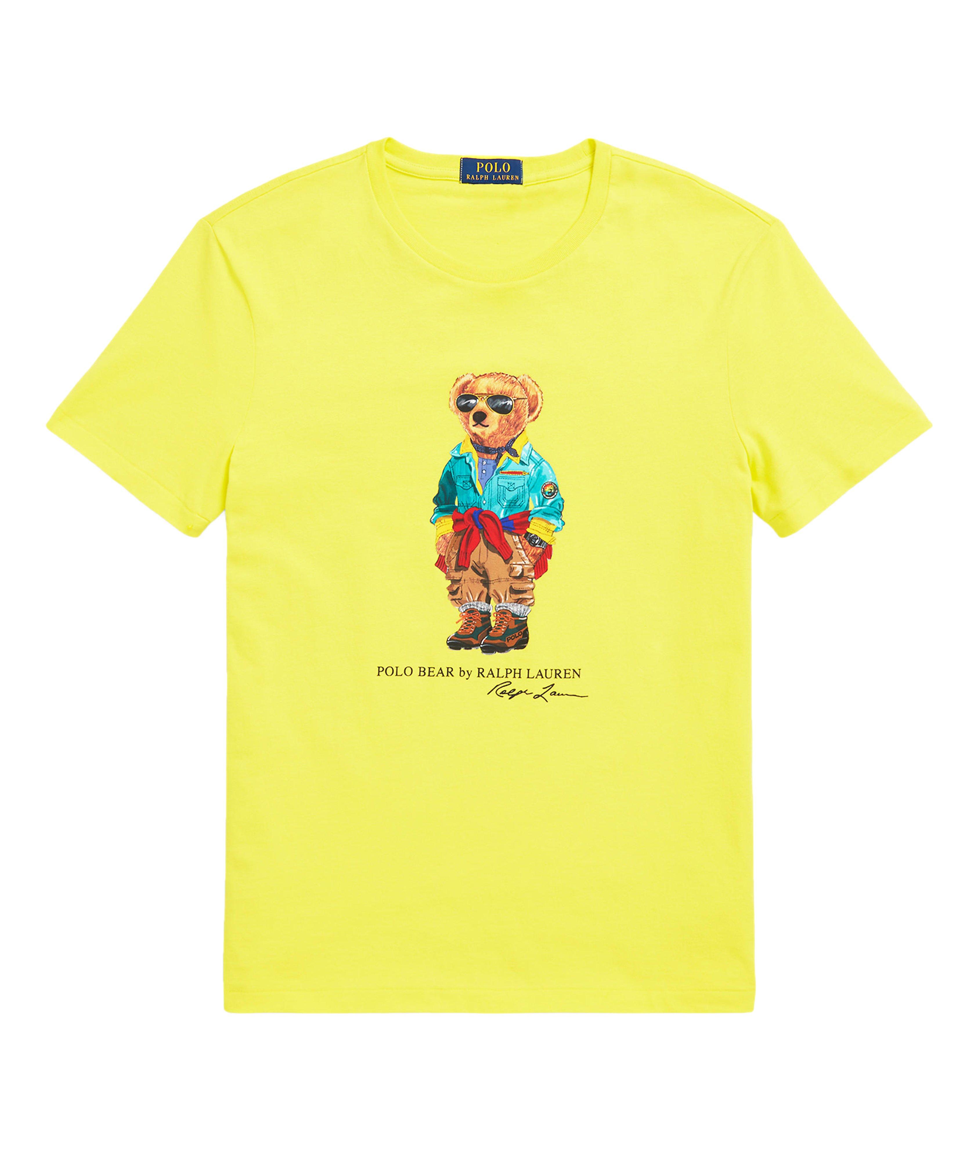 T-shirt en jersey avec ourson mascotte de coupe classique image 0