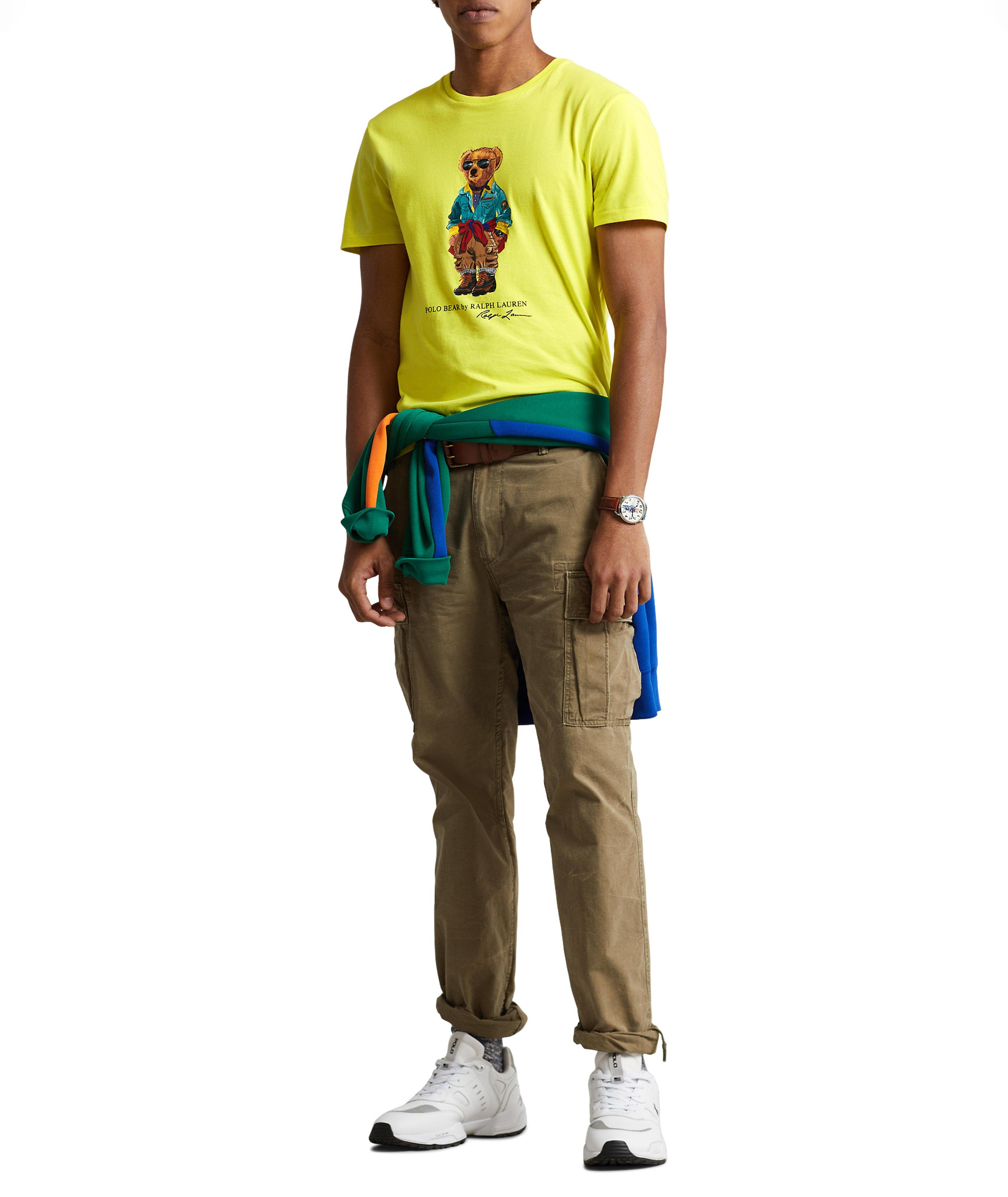T-shirt en jersey avec ourson mascotte de coupe classique image 3
