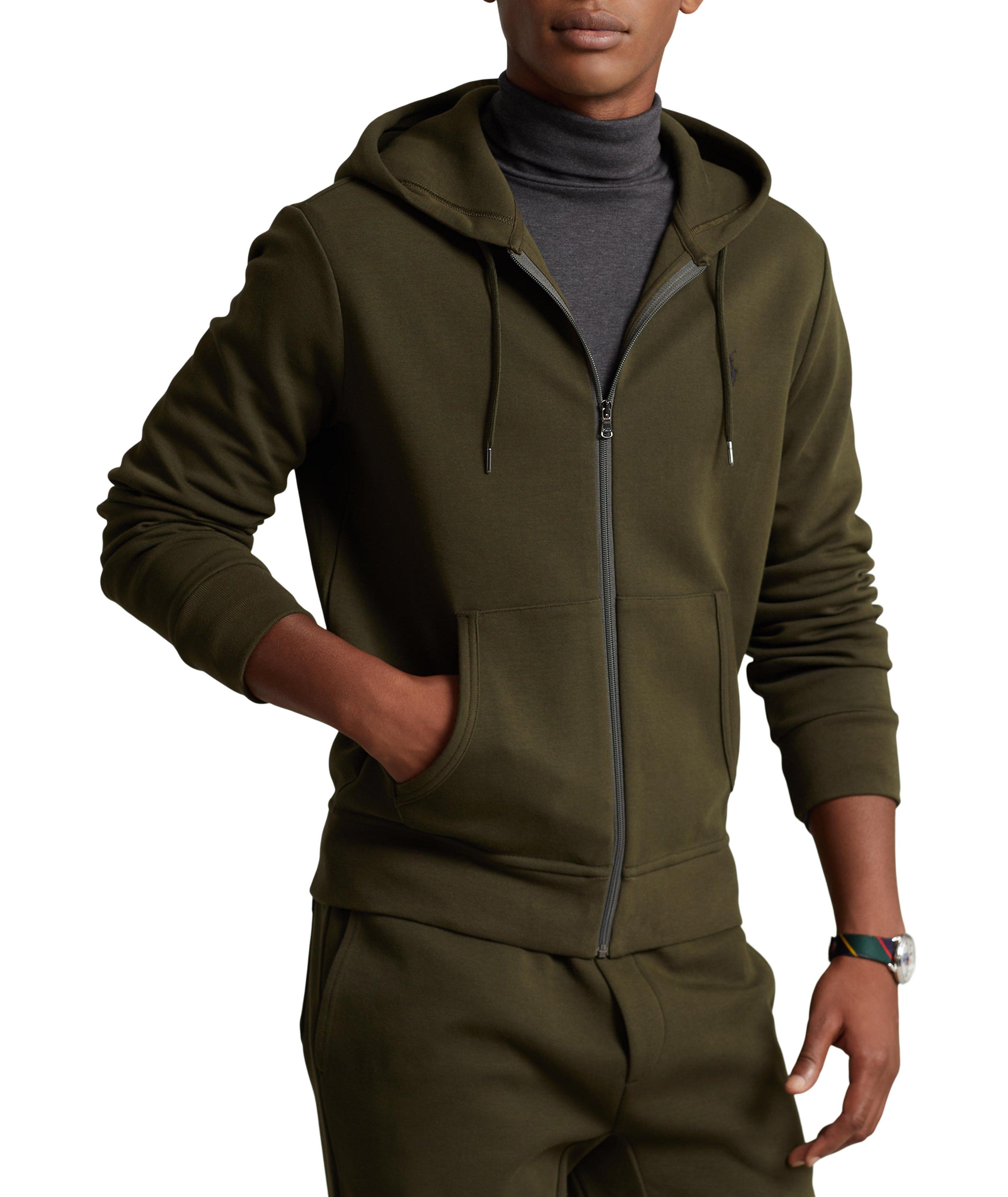 Double Knit Zip Hooded Sweater image 1