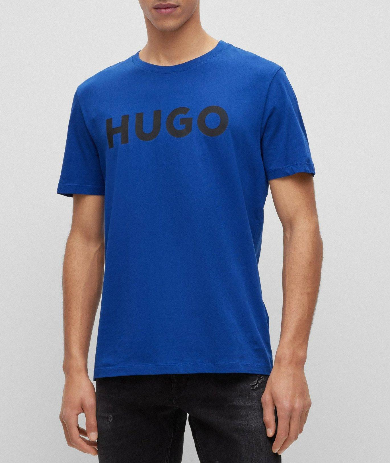 Logo Printed Cotton Crew Neck T-Shirt image 1