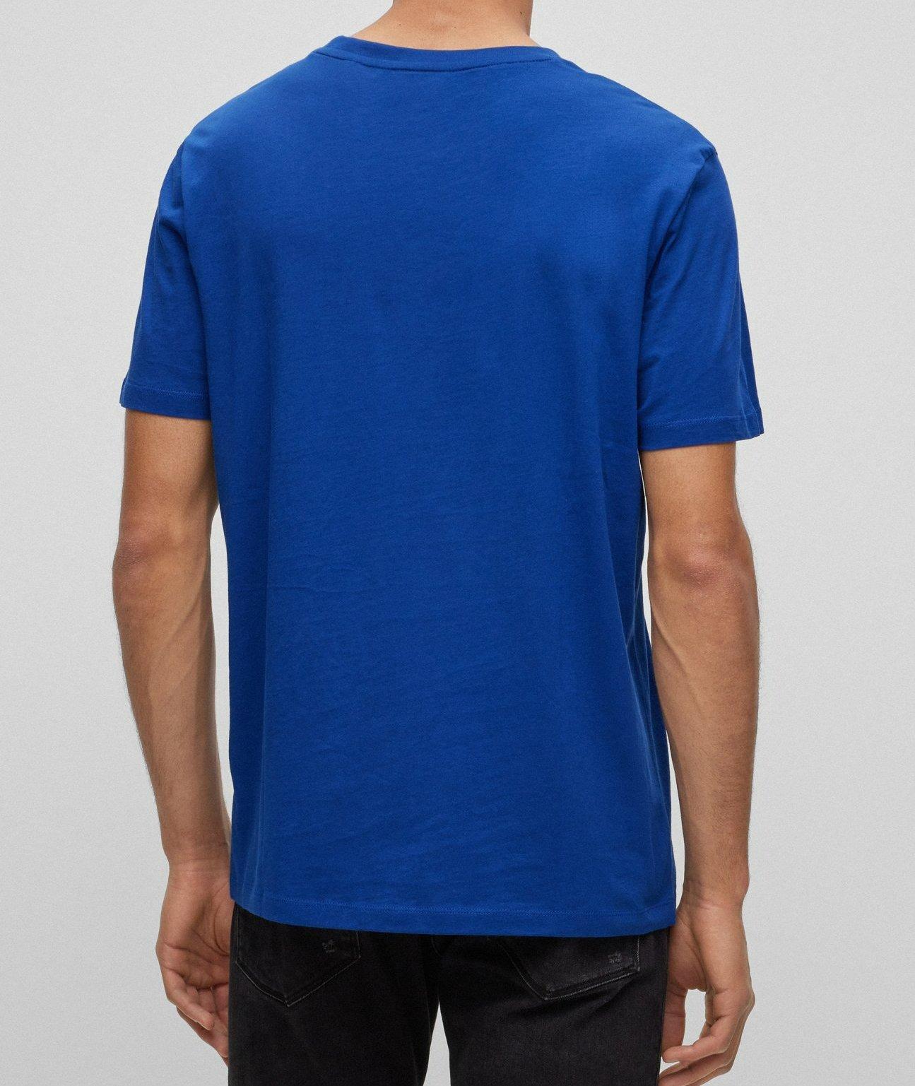 T-shirt en coton à encolure ronde avec logo image 2