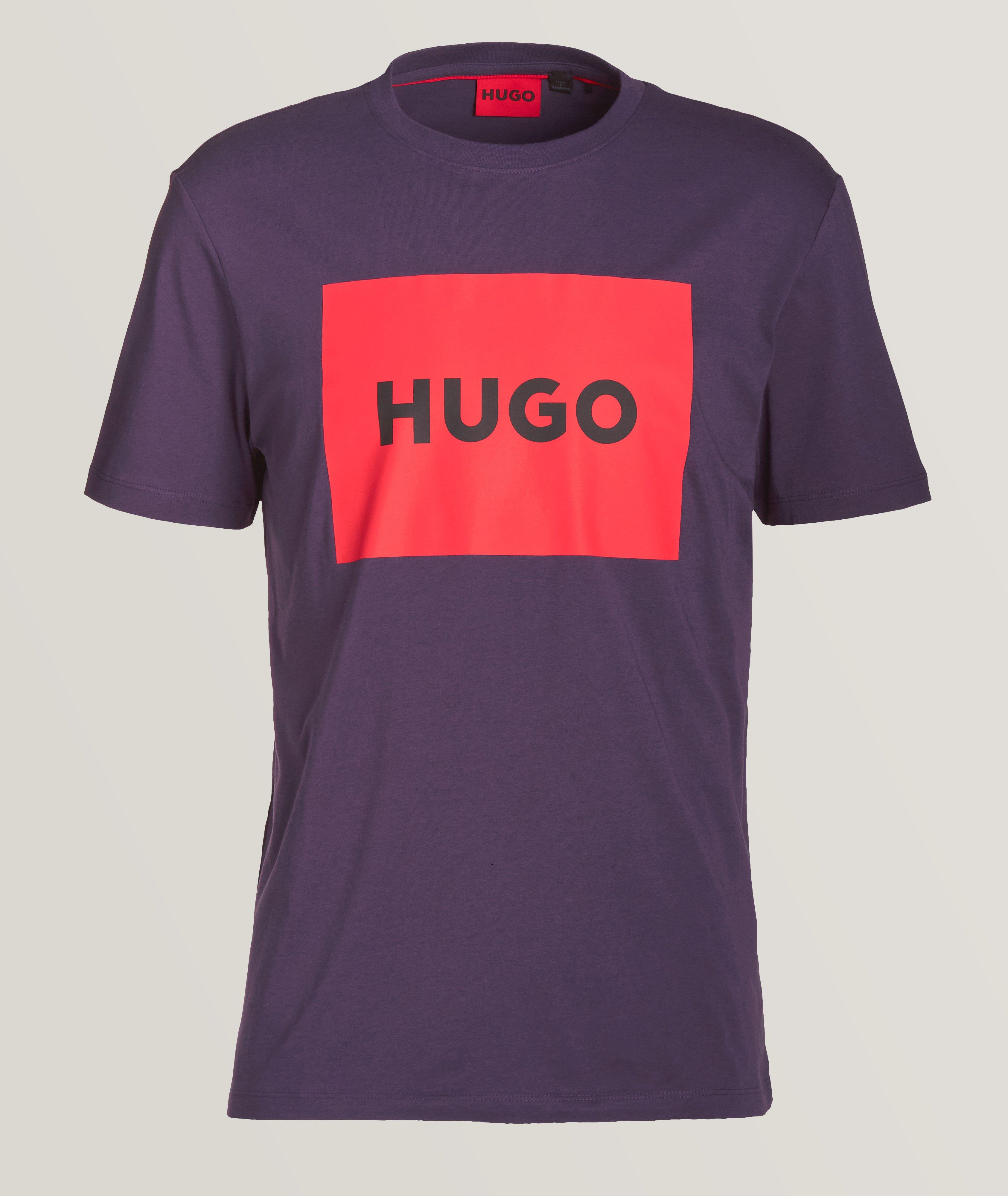 Dulive Box Logo Stretch-Cotton T-Shirt image 0