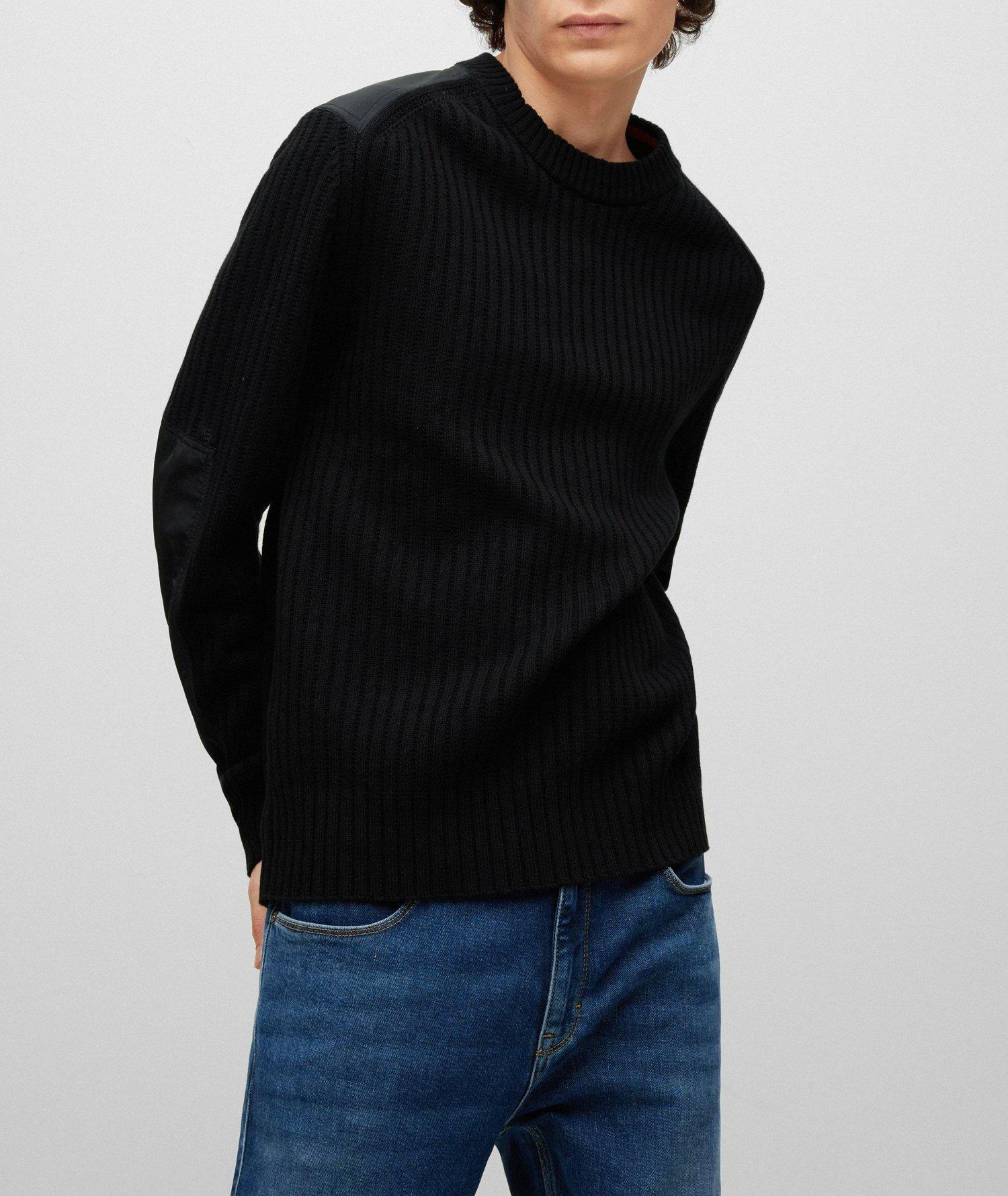 RESPONSIBLE Patchwork Organic Cotton Knit Sweater  image 2