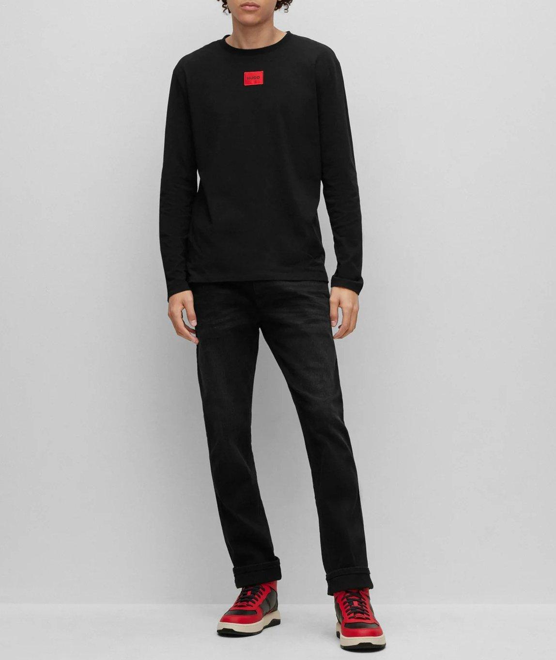 Diragolo Long-Sleeve Jersey Box Logo T-Shirt image 1