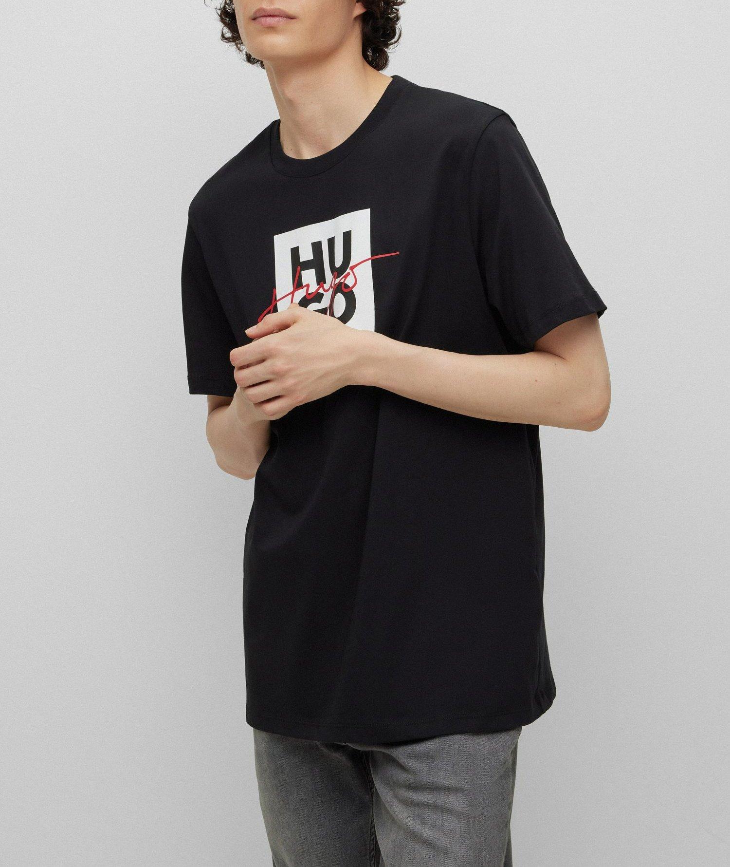 Stacked-Hand Written Logo Cotton Jersey T-Shirt image 1