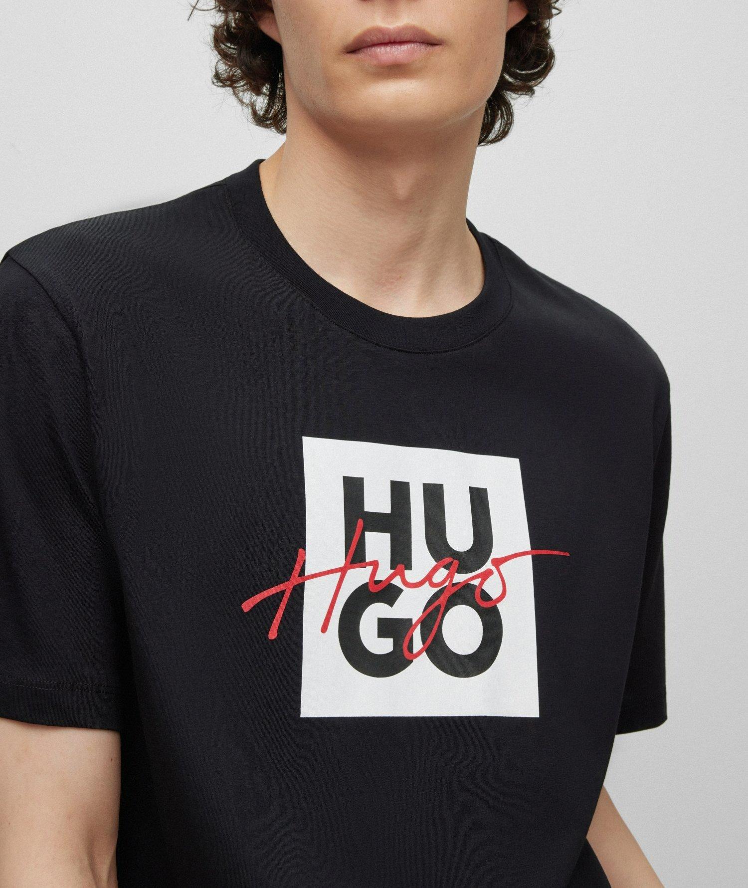 Stacked-Hand Written Logo Cotton Jersey T-Shirt image 3