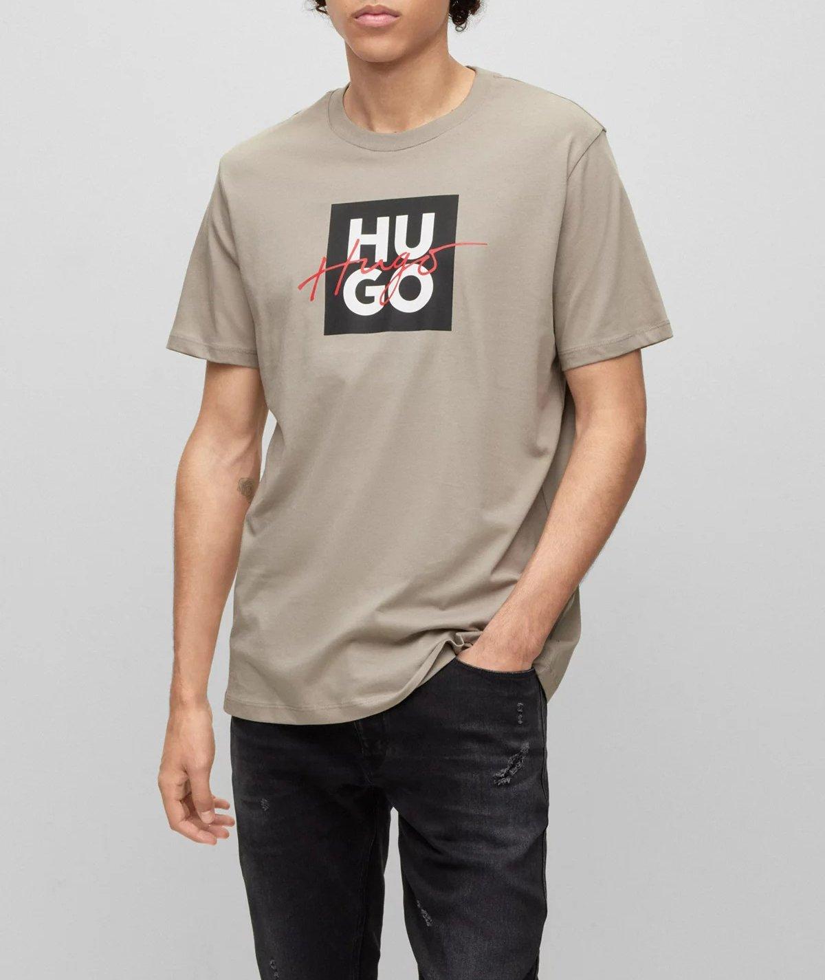 Stacked-Hand Written Logo Cotton Jersey T-Shirt image 2