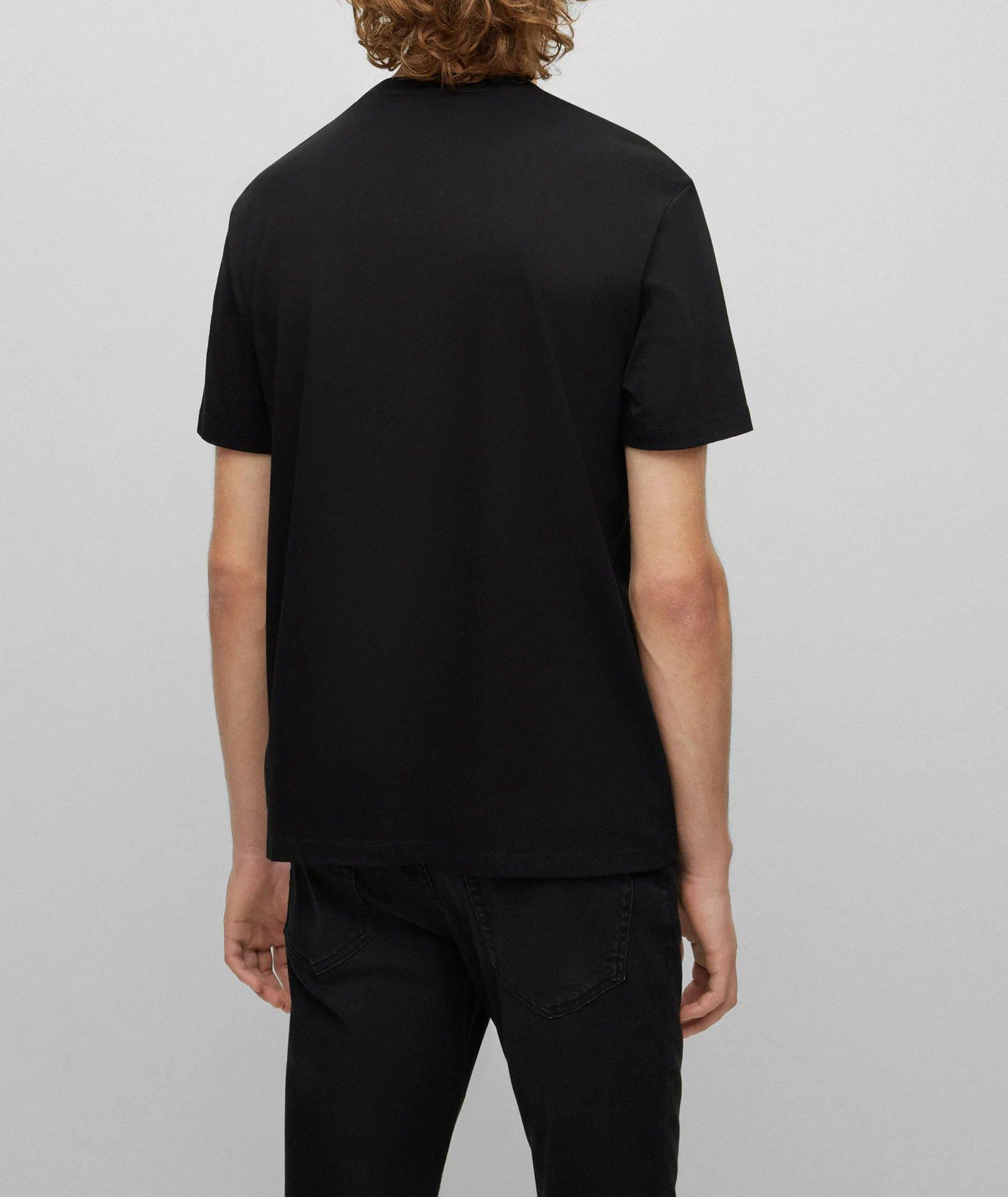 Metallic Logo Jersey Cotton T-Shirt image 2