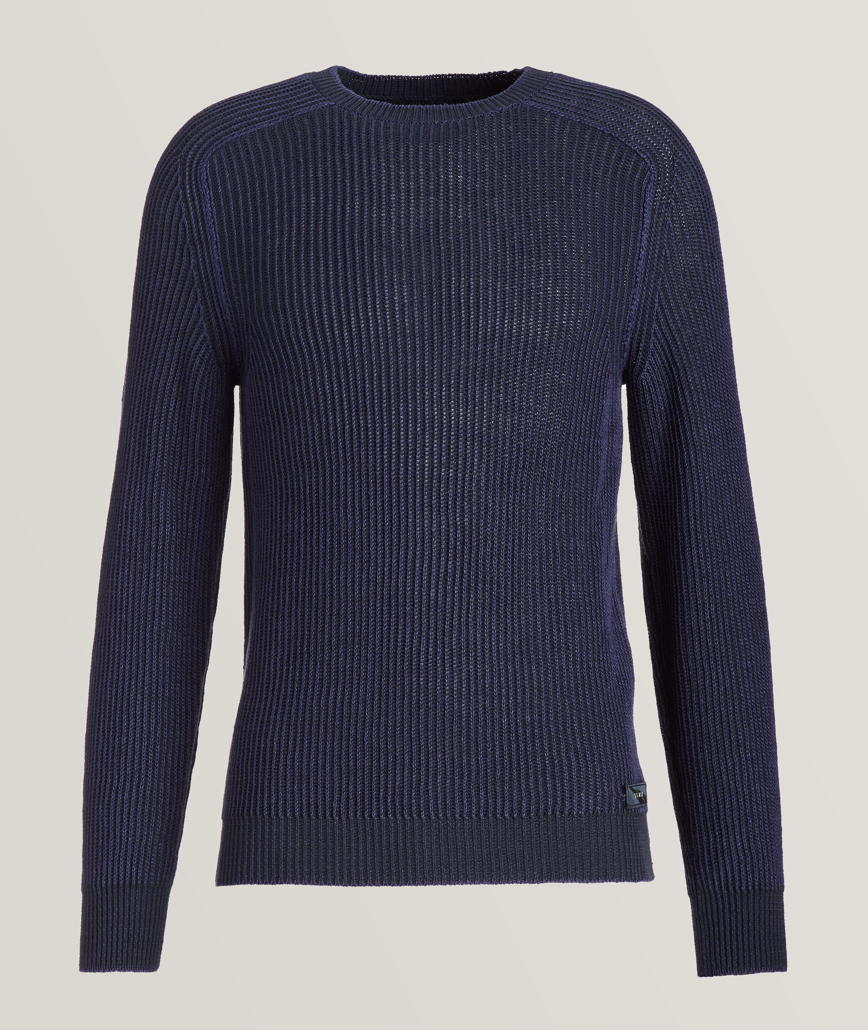 Al Fresco Cotton Blend Knit Pullover - Seafoam
