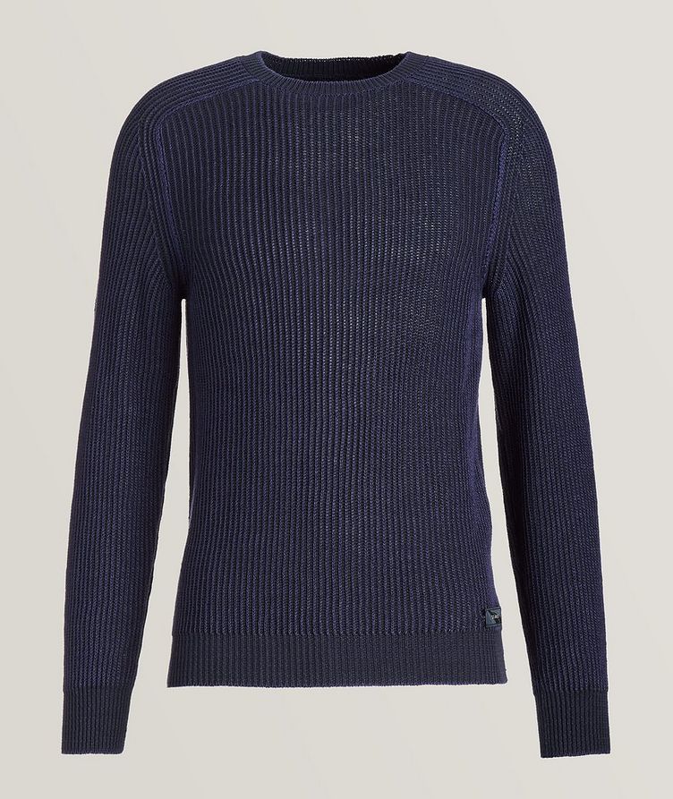 Dinghy Summer Reversible Cotton-Linen Pullover image 0