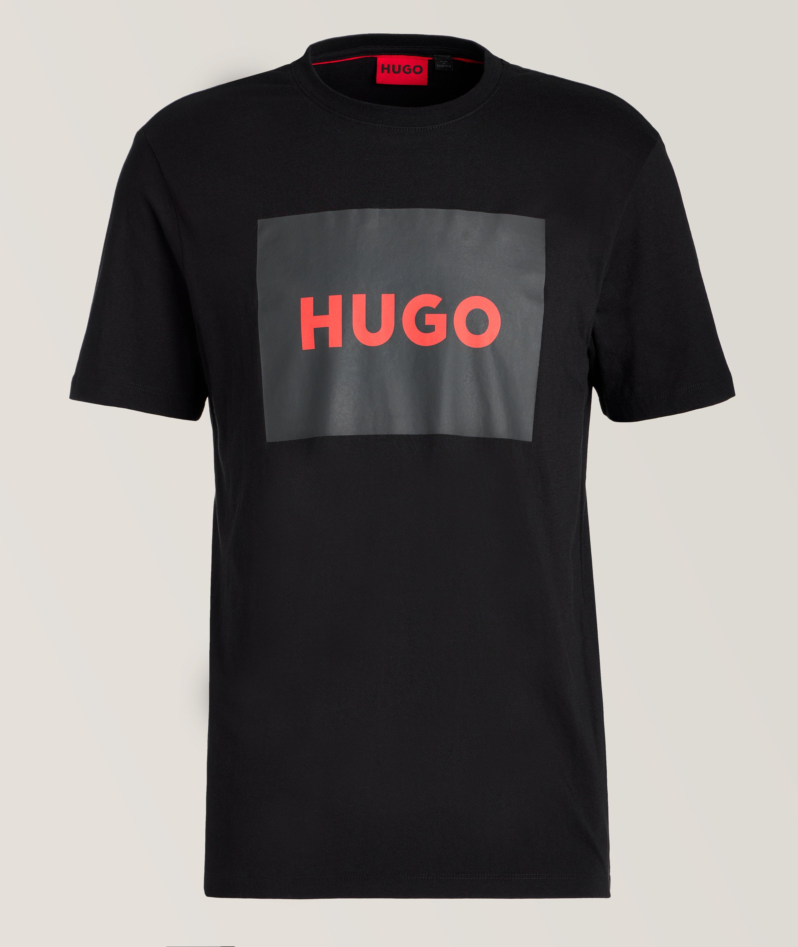 Dulive Block Logo Cotton T-Shirt image 0