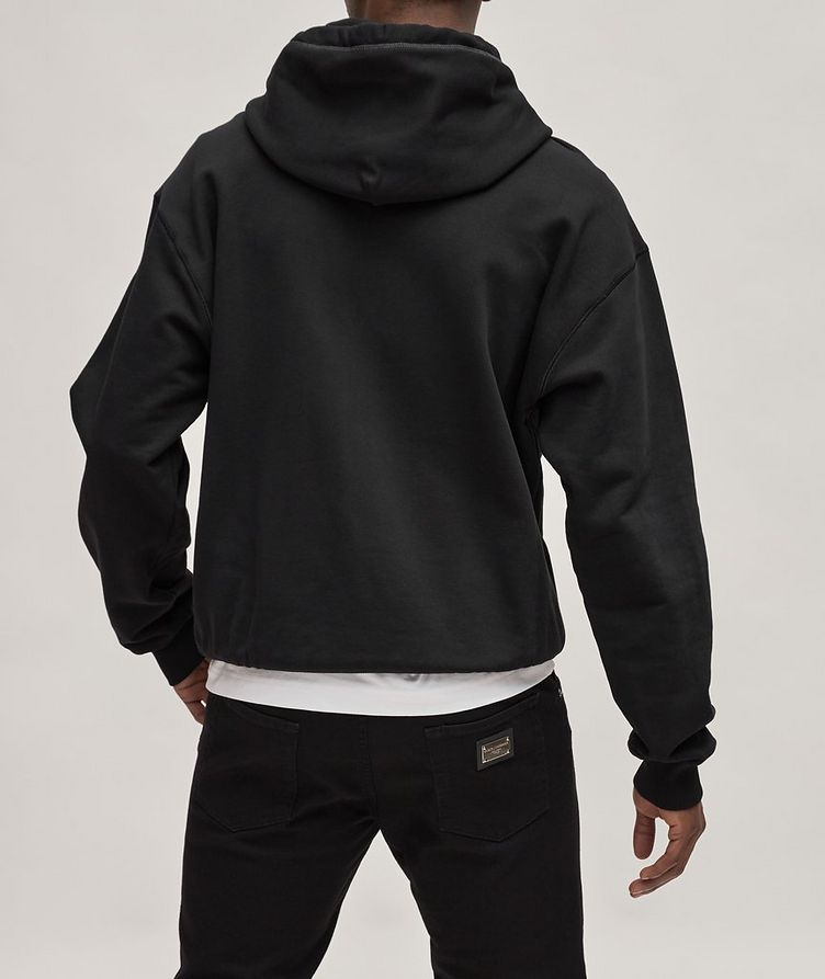 Essential Plaque Cotton Hooded Sweater image 3