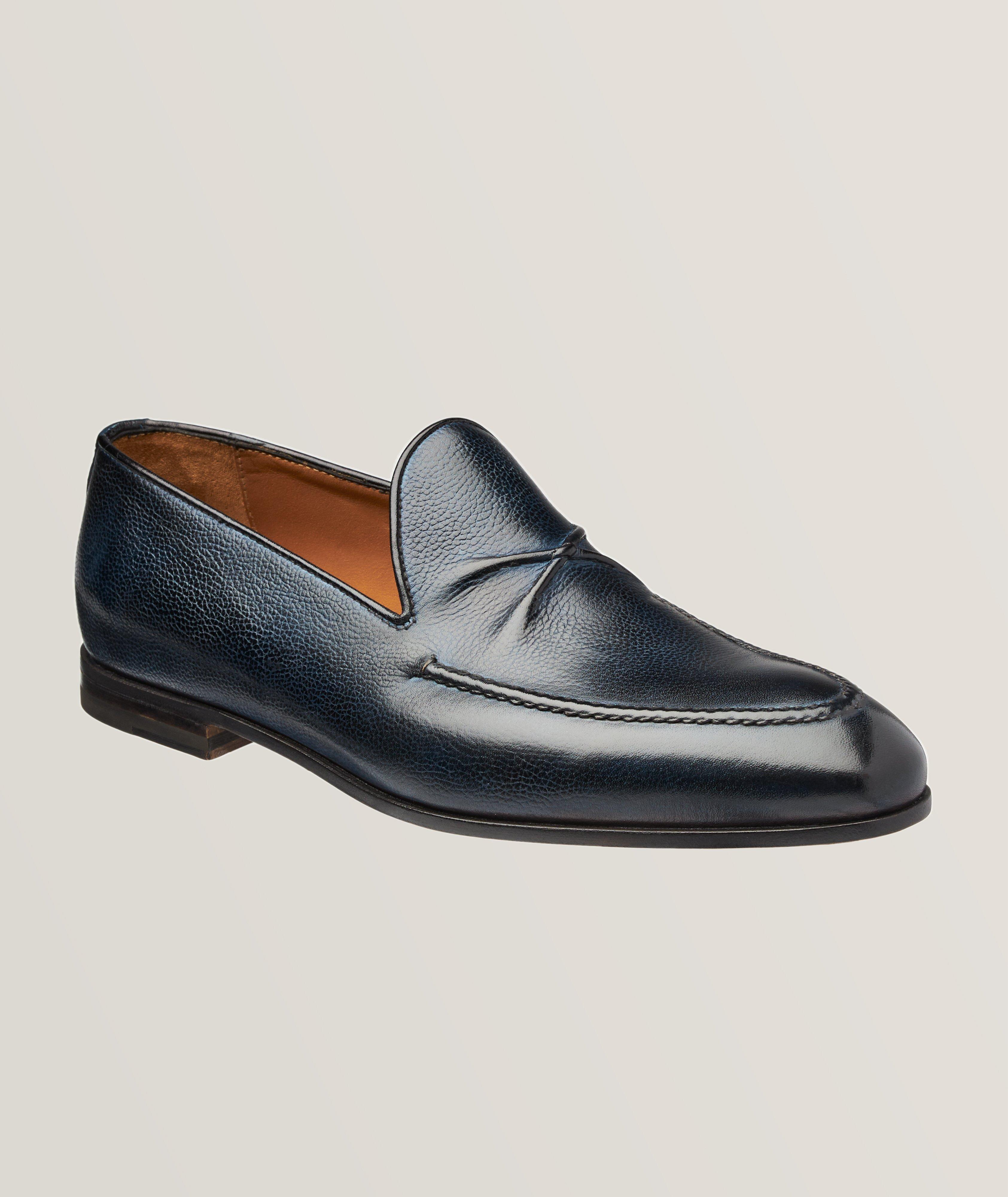 Bontoni De Bustis Vintage Grain Leather Barone Dress Shoes