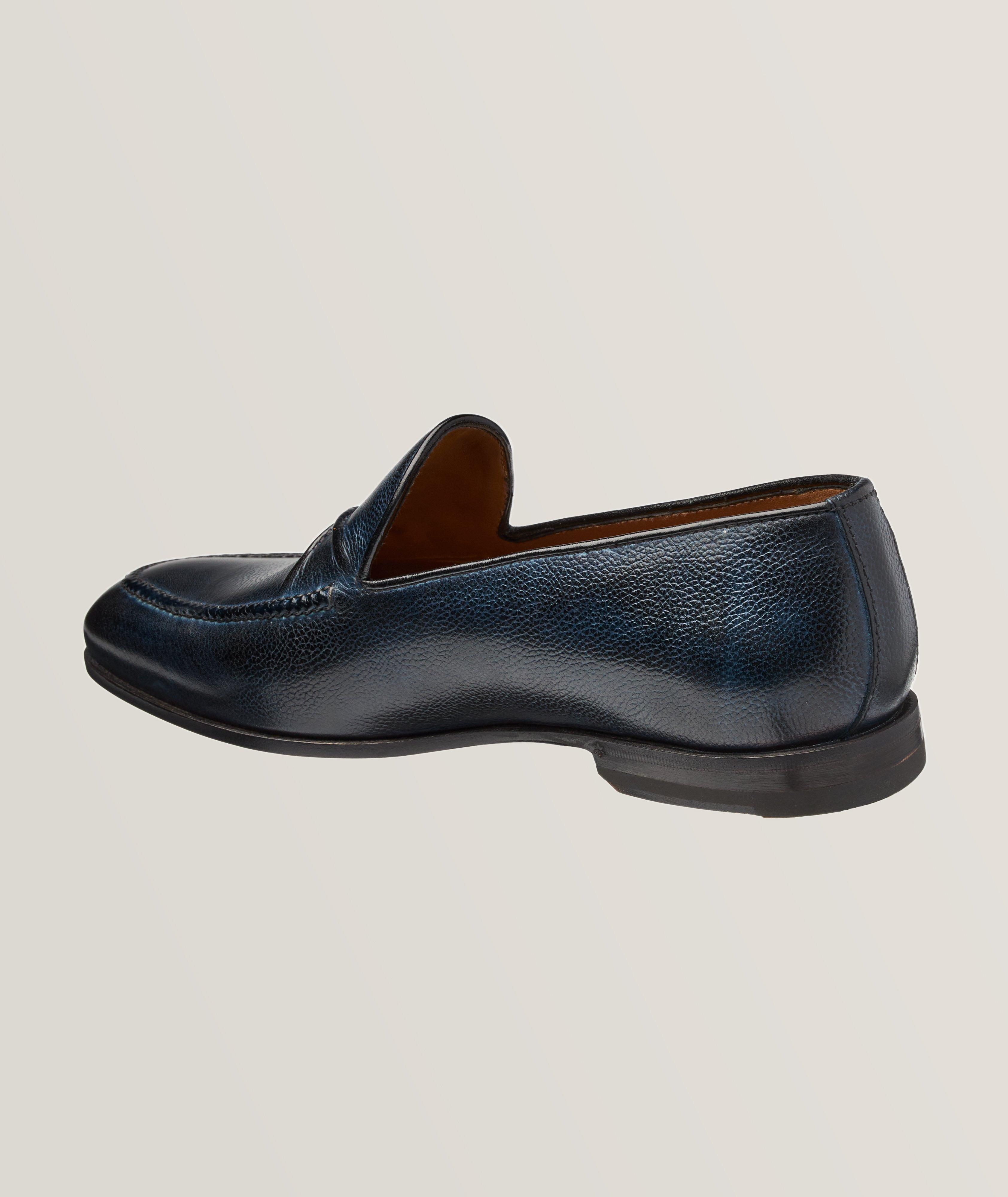 De Bustis Vintage Grain Leather Barone Dress Shoes image 1