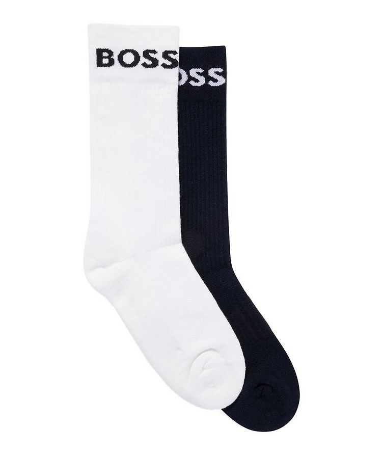 Two-Pack Cotton Blend Socks image 0
