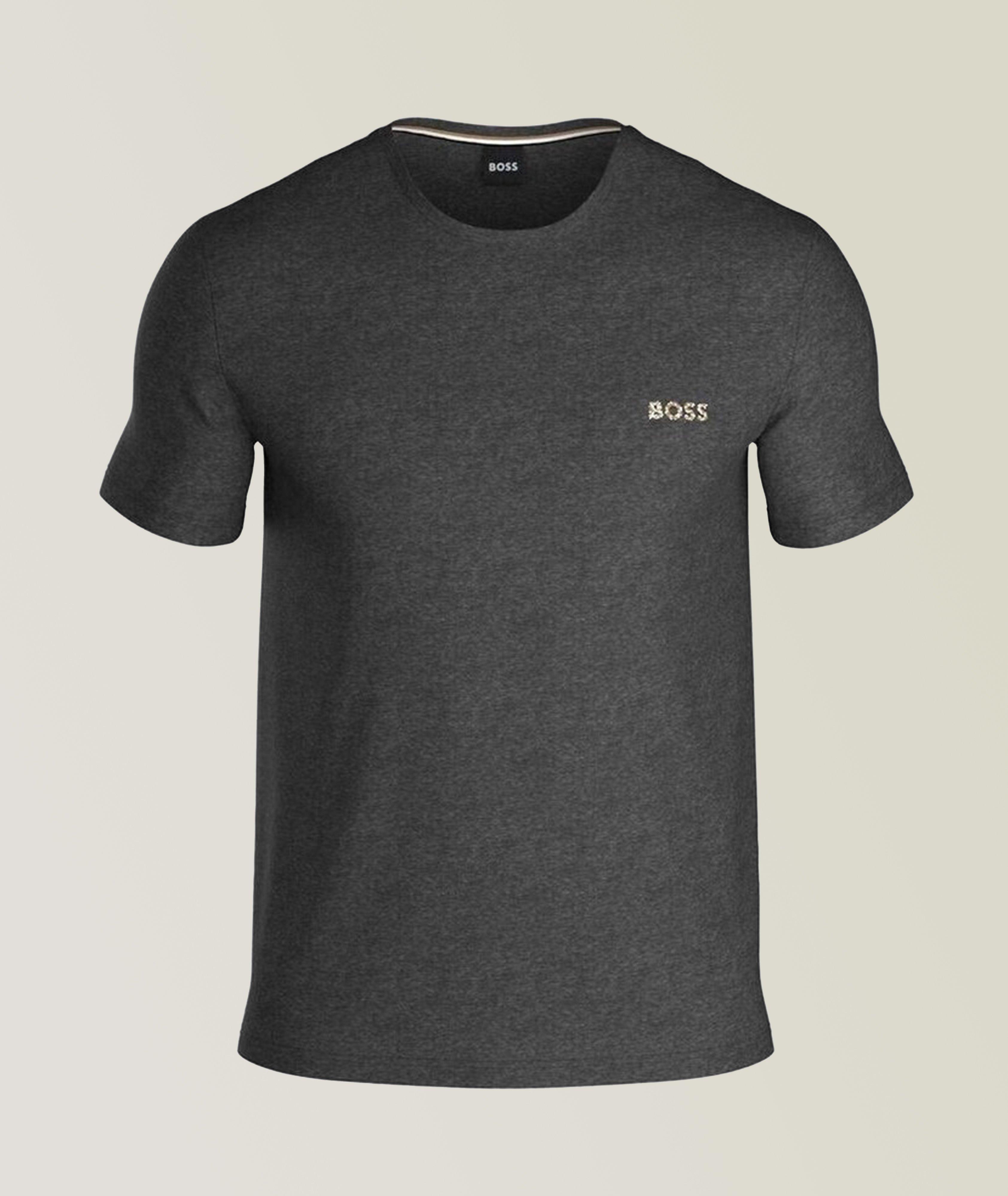 T-shirt de détente en jersey avec logo image 0