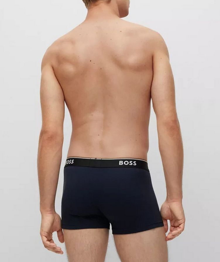 3-Pack Logo Stretch-Cotton Boxer Trunks image 2