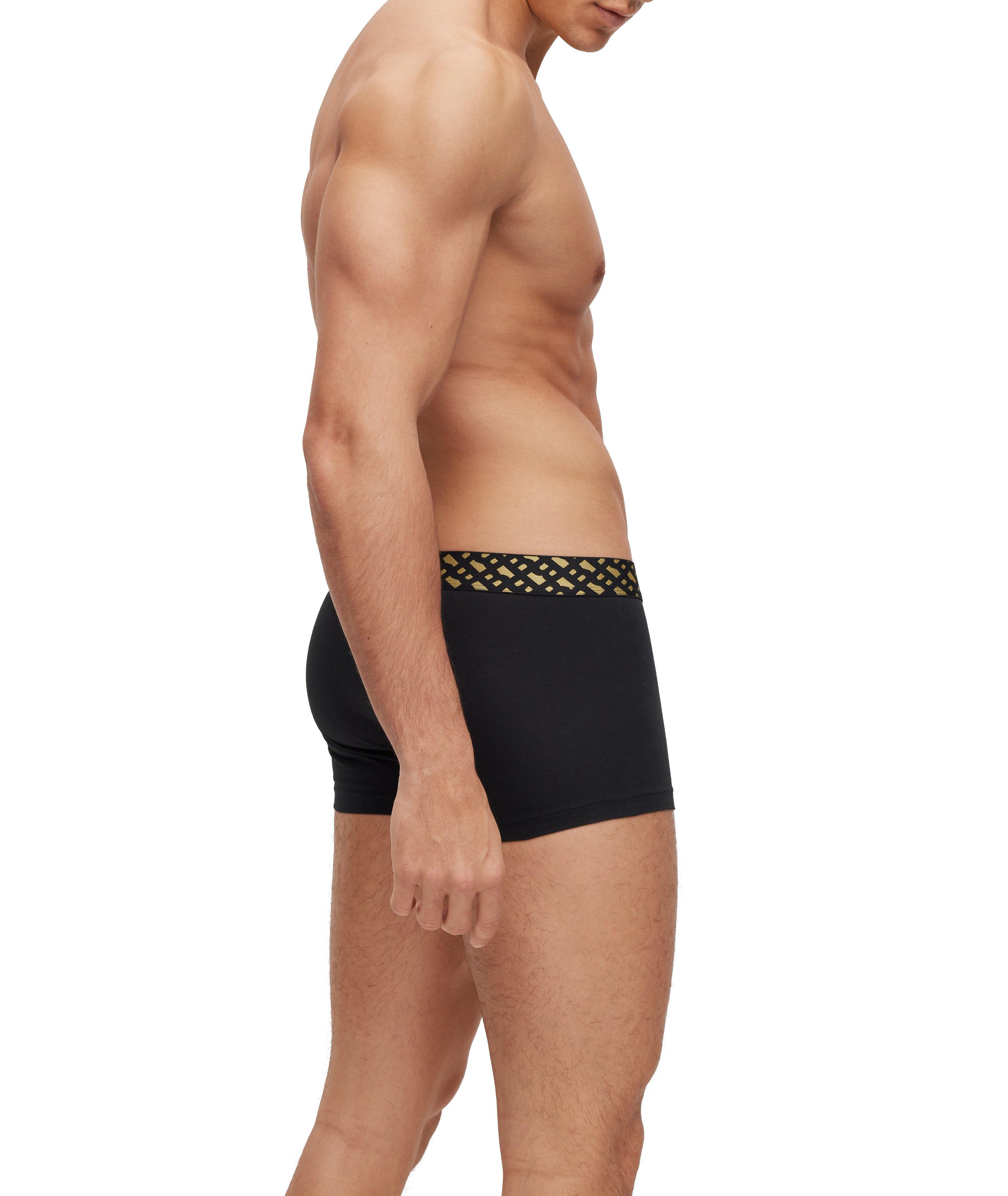 Ensemble de deux boxeurs courts en coton extensible image 2
