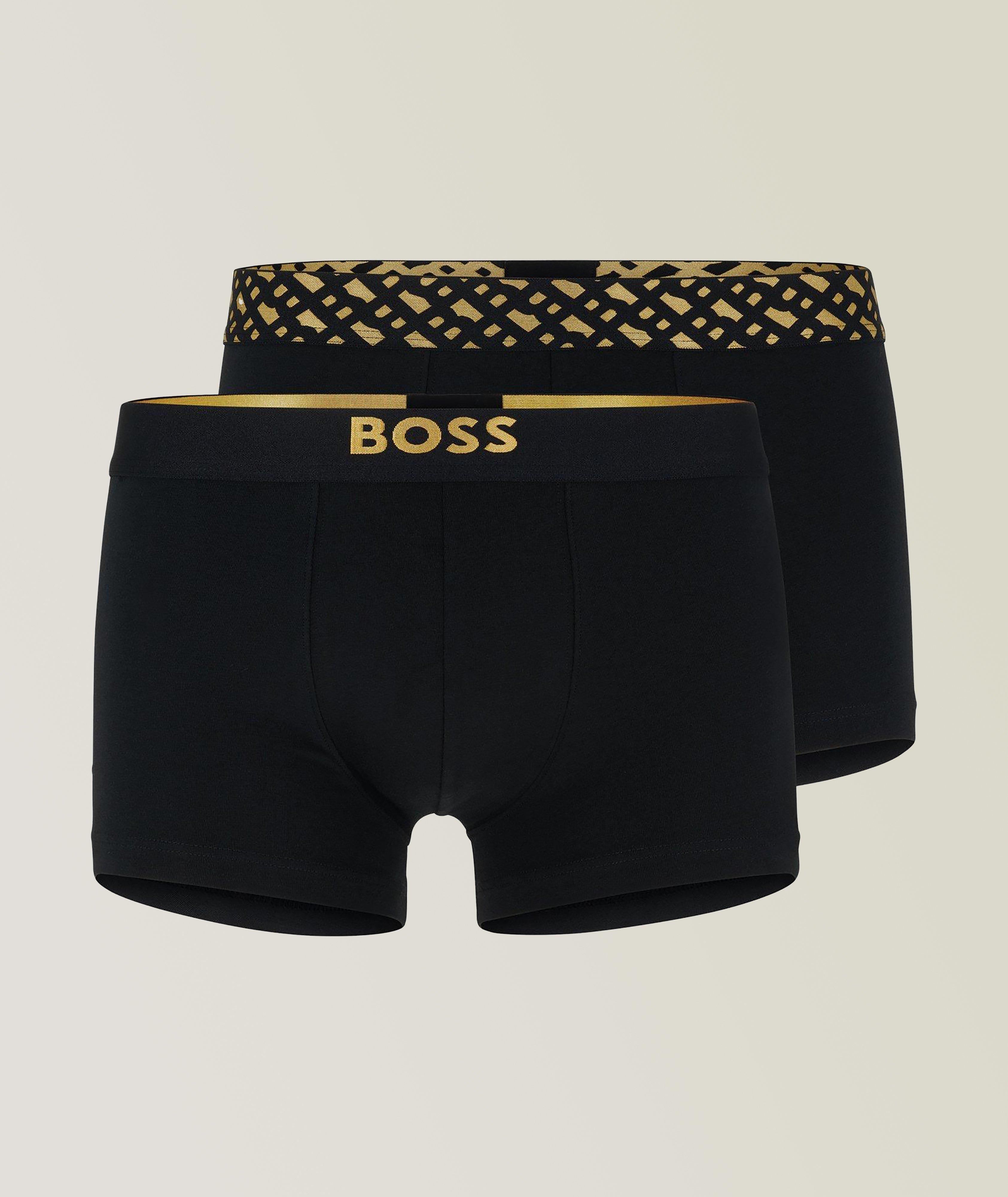 Ensemble de deux boxeurs courts en coton extensible image 0