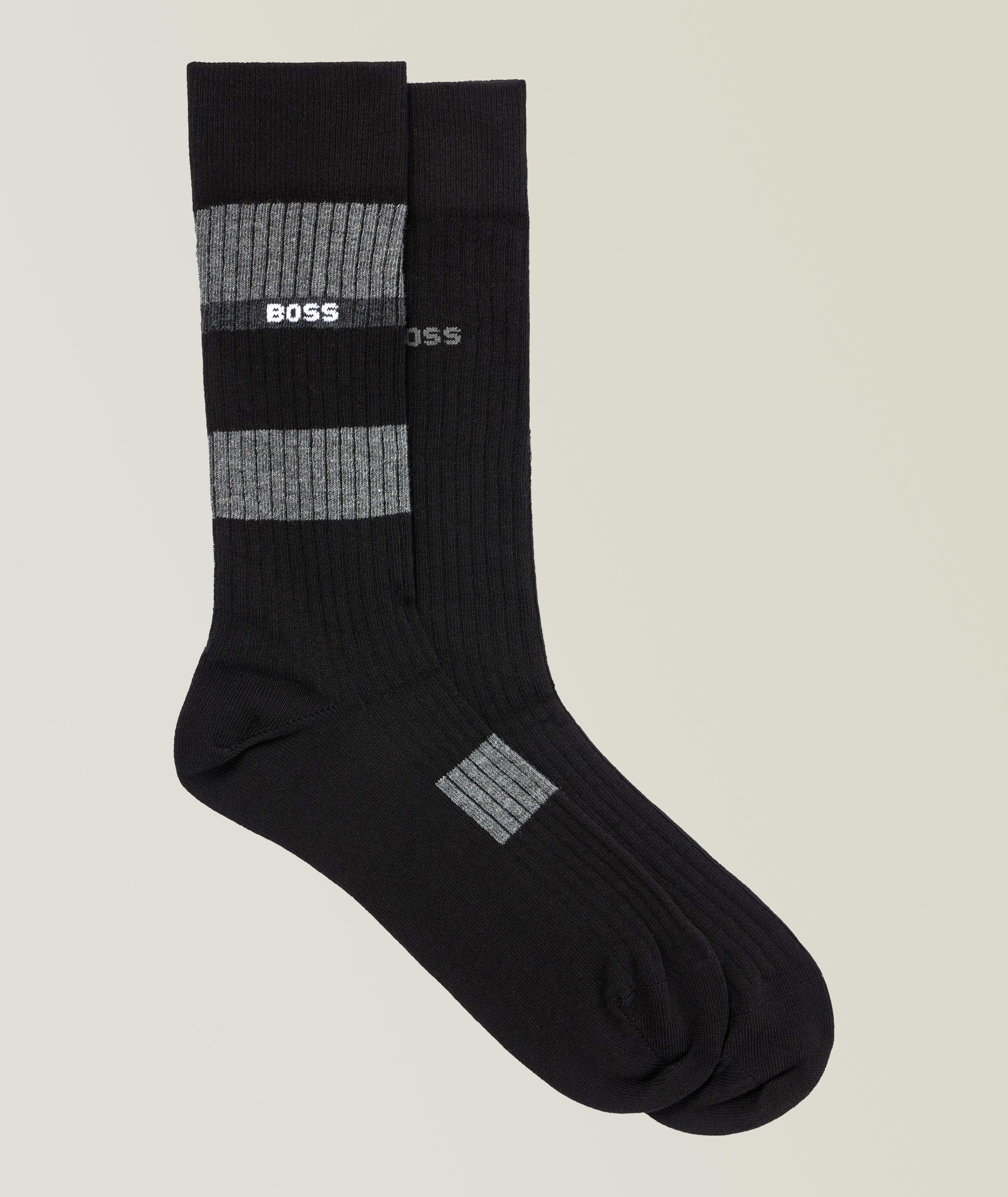 Ensemble de deux paires de chaussettes en mélange de coton image 0