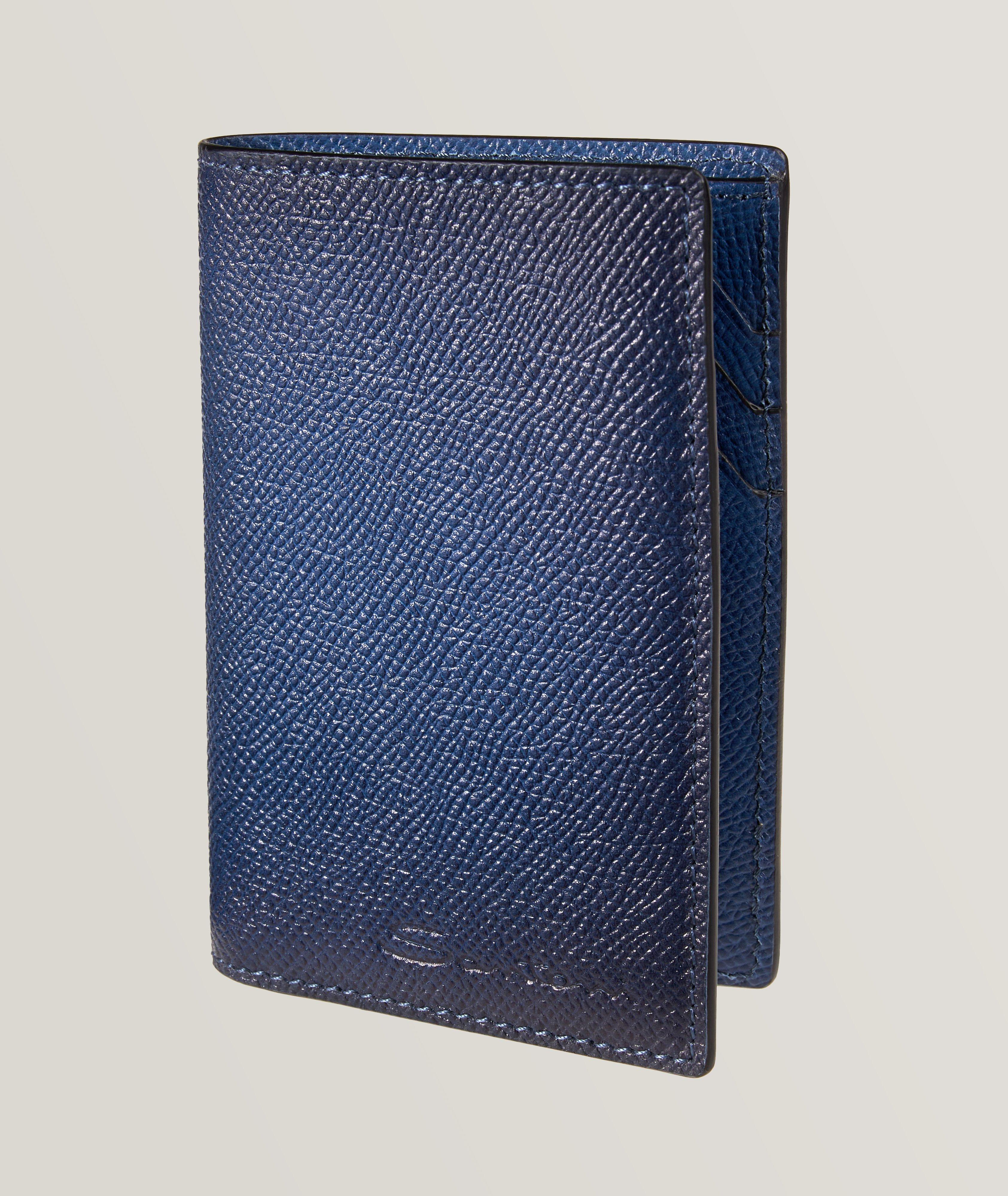 Air Burnished Grain Leather Vertical Card Case image 0