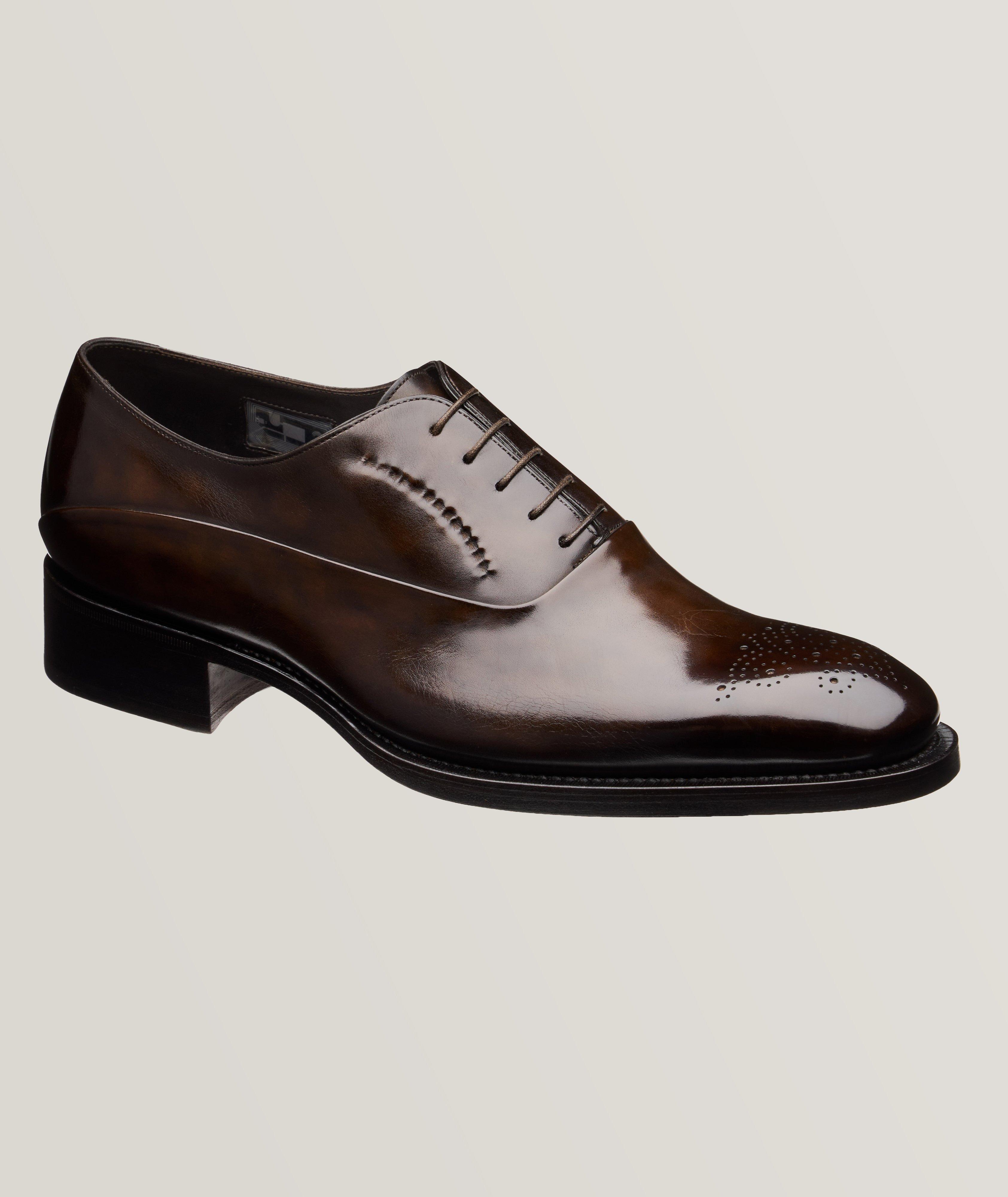 Limited Edition Franc Burnished Leather Reverse Stitch Le Oxford Brogues image 0