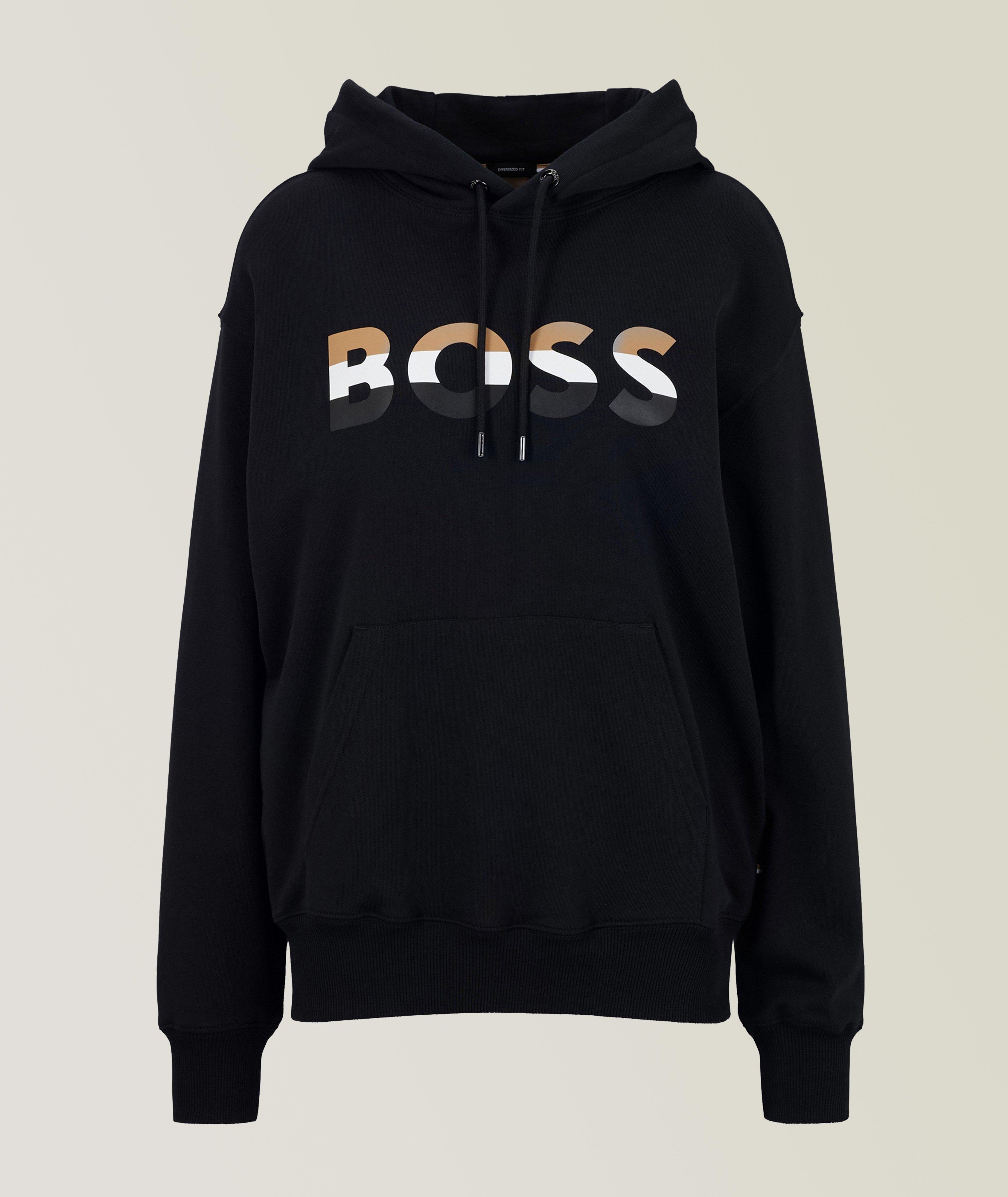 Contrast Logo Organic Cotton Hoodie image 0