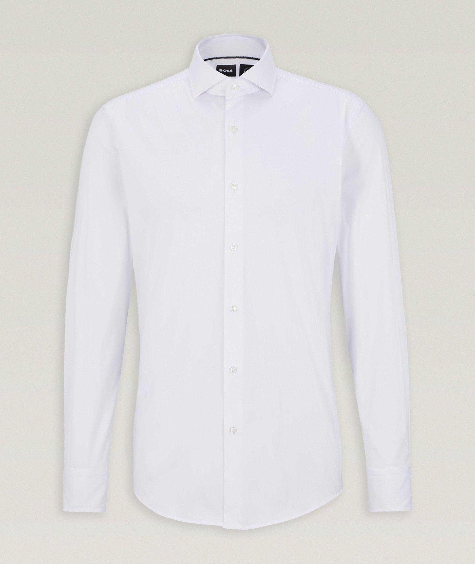 Slim-Fit Cotton-Blend Poplin Dress Shirt image 0