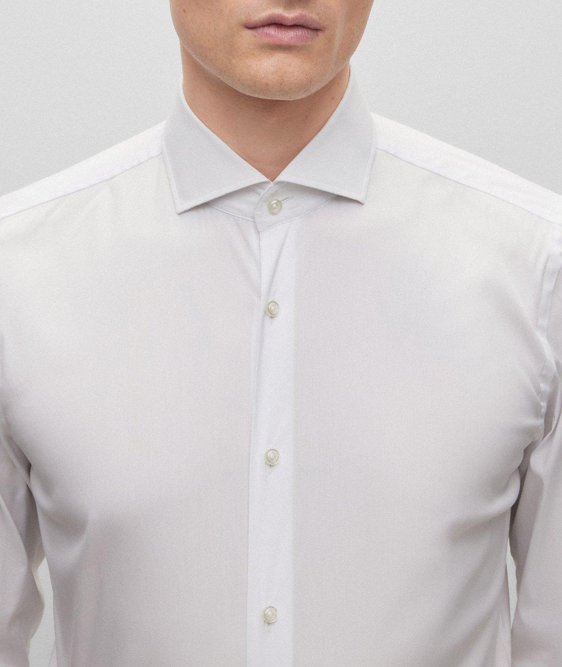 Slim-Fit Cotton-Blend Poplin Dress Shirt image 4