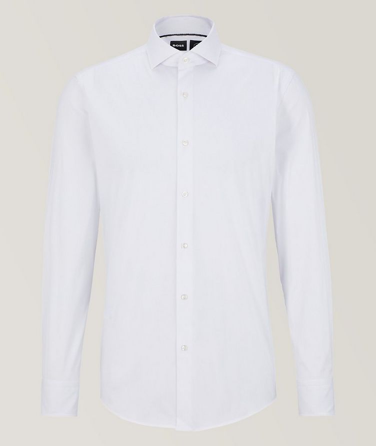 Slim-Fit Cotton-Blend Poplin Dress Shirt image 0