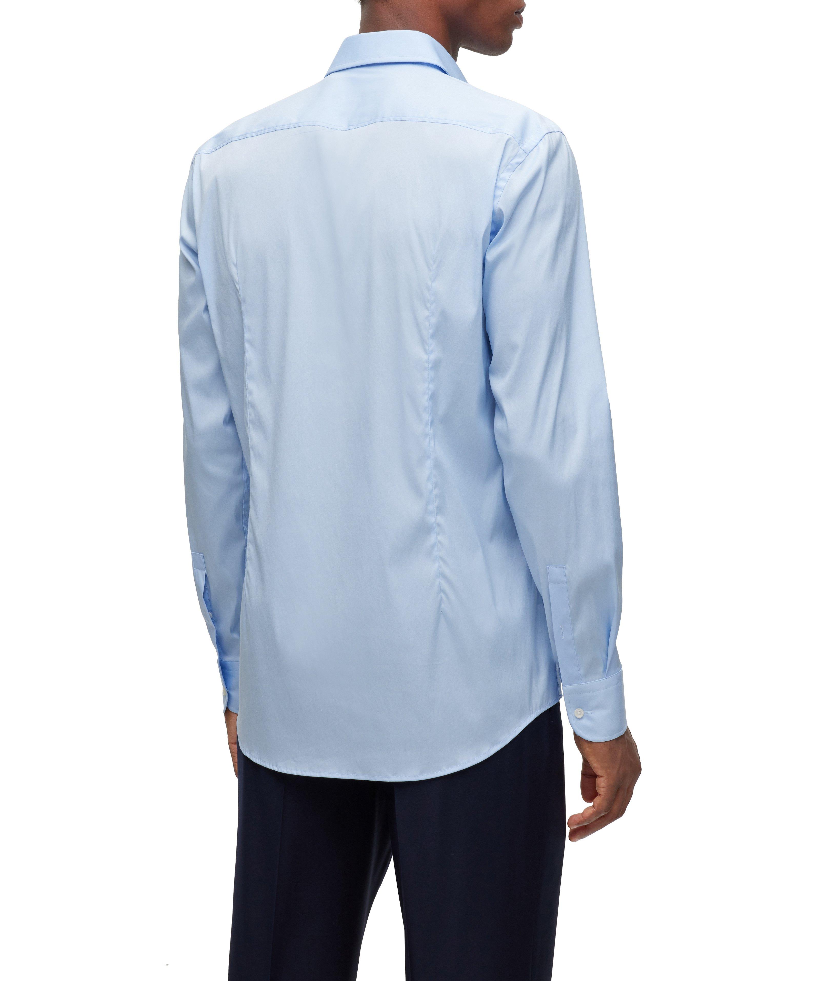 Slim-Fit Cotton-Blend Poplin Dress Shirt image 2