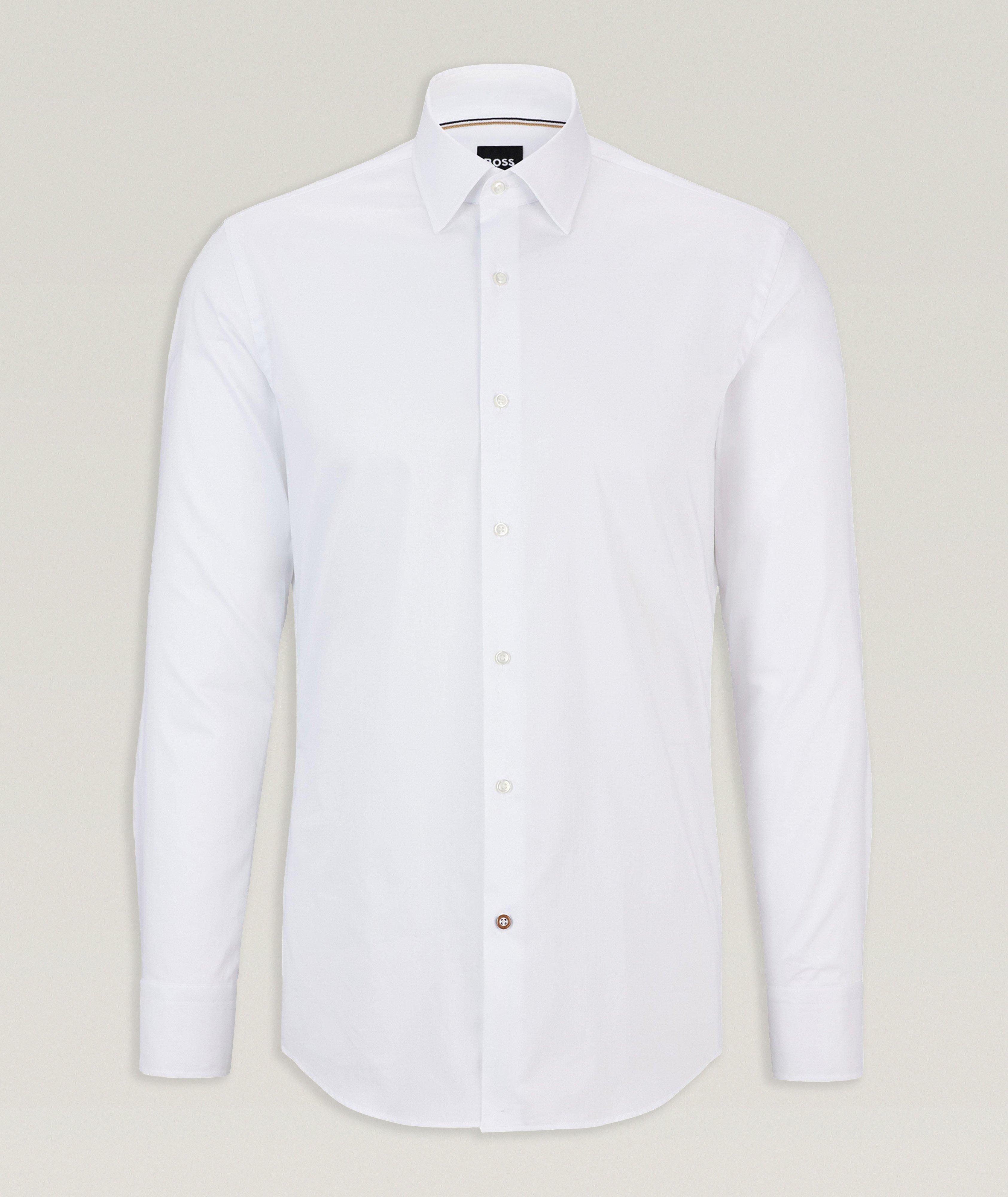 BOSS Slim-Fit Solid Dress Shirt