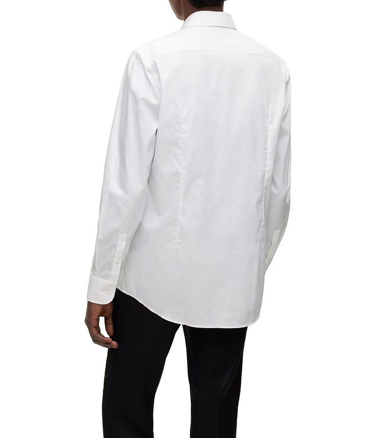 Slim-Fit Solid Dress Shirt image 3