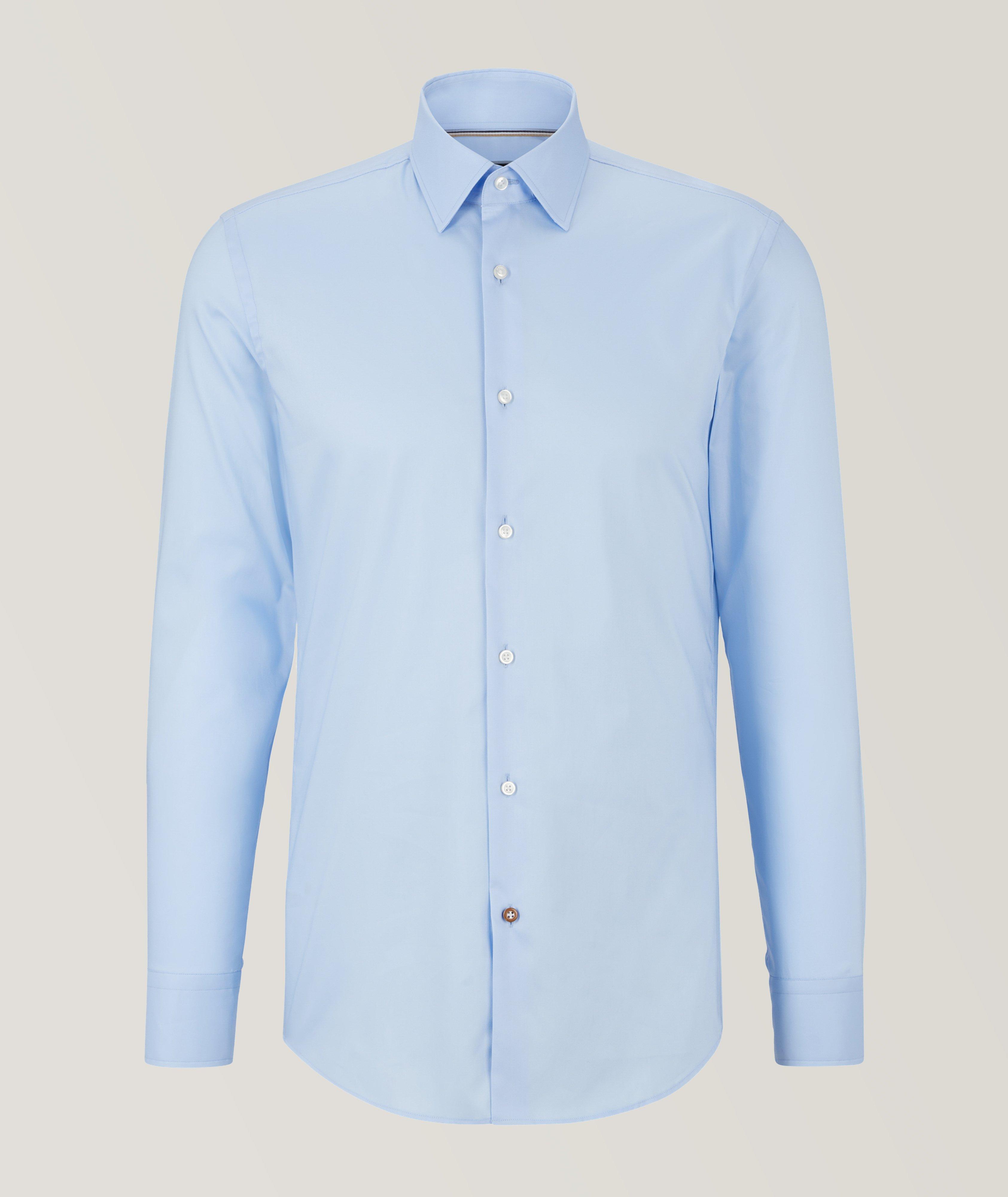 BOSS Slim-Fit Solid Dress Shirt