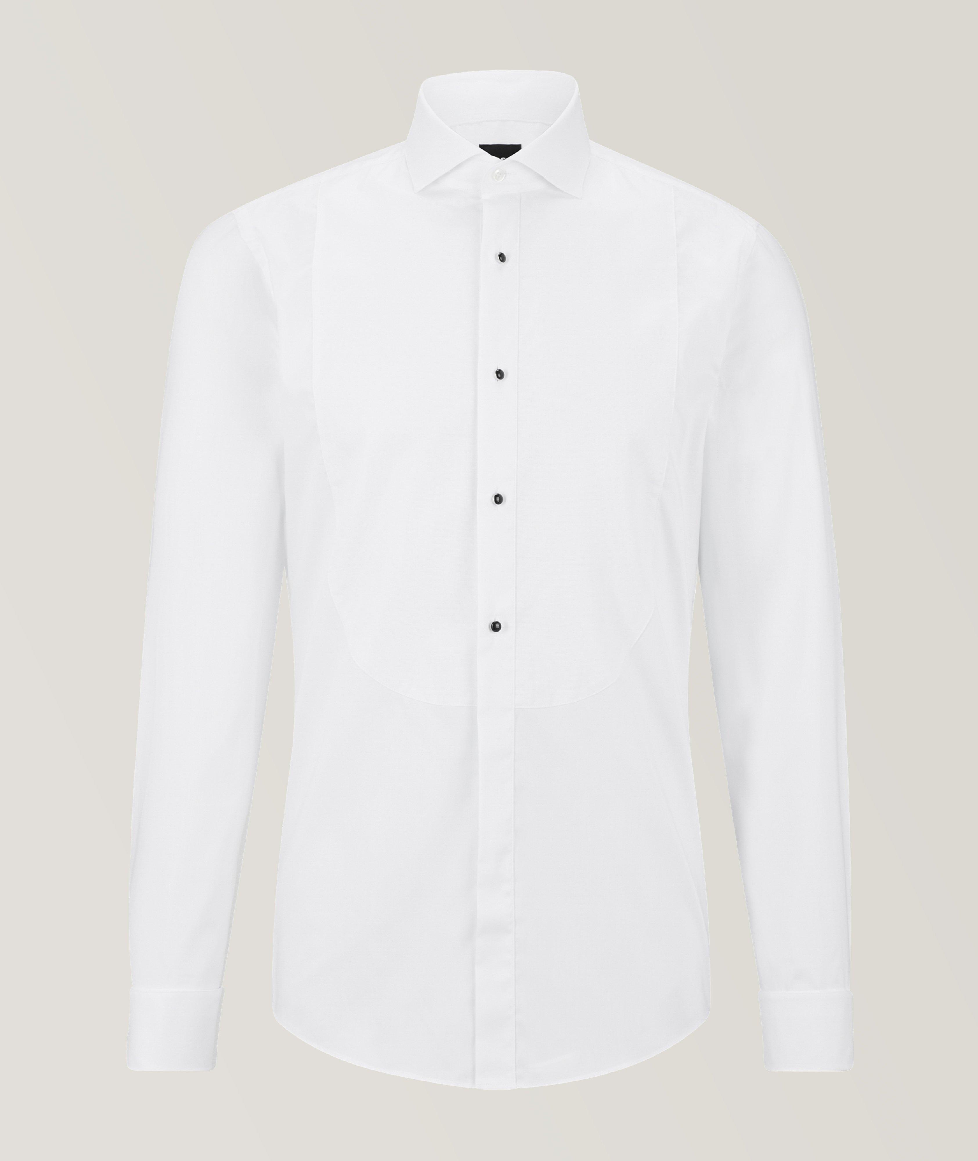 BOSS Slim-Fit Solid Dress Shirt | Dress Shirts | Harry Rosen