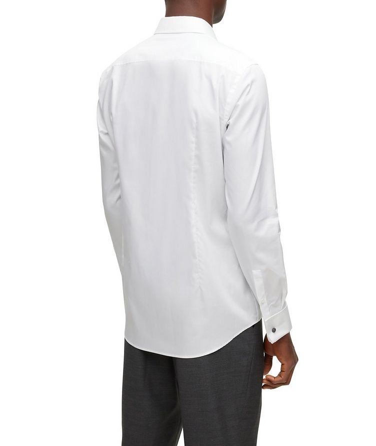 Slim-Fit Solid Dress Shirt image 3