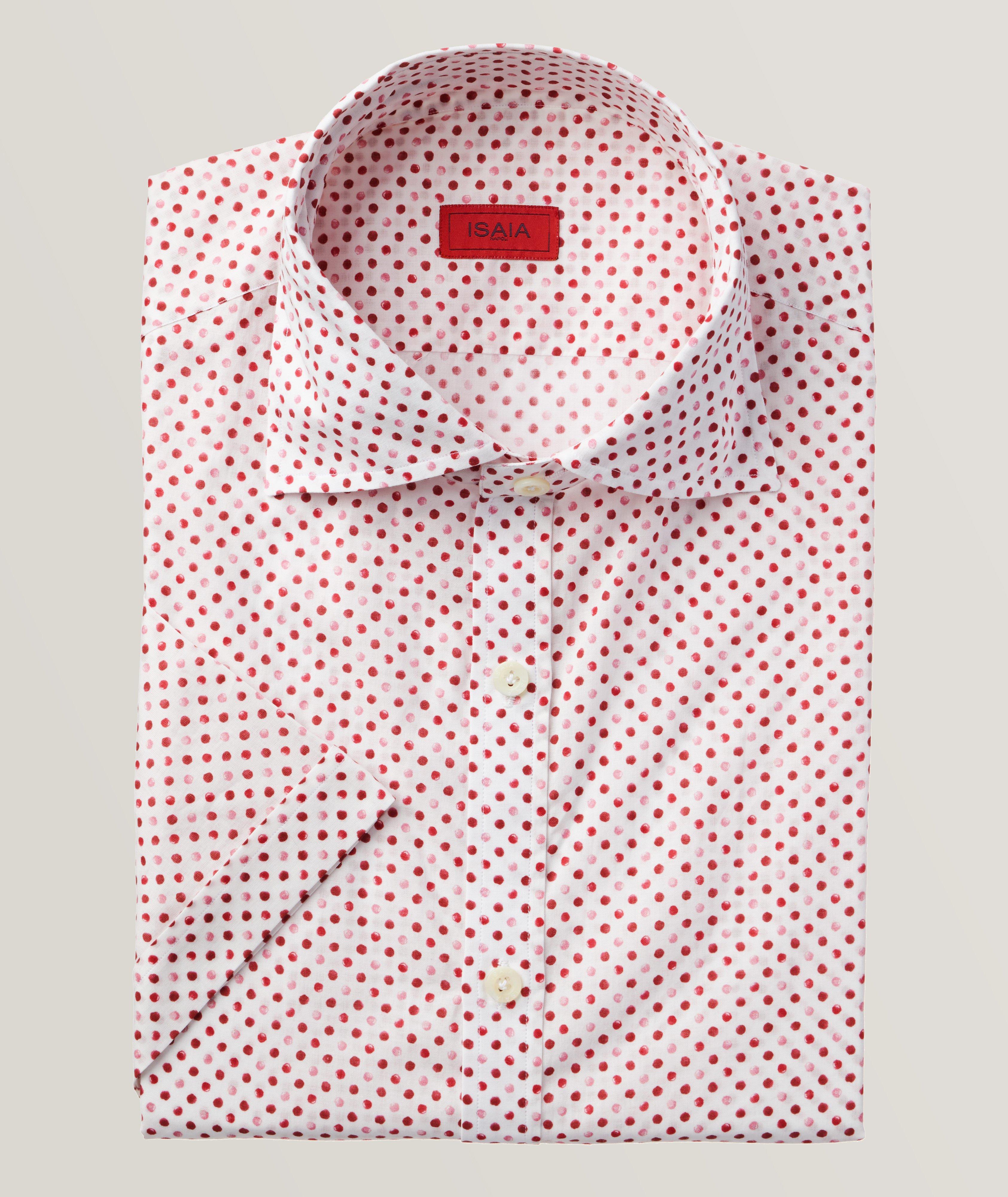Contemporary-Fit Polka Dot Shirt image 0