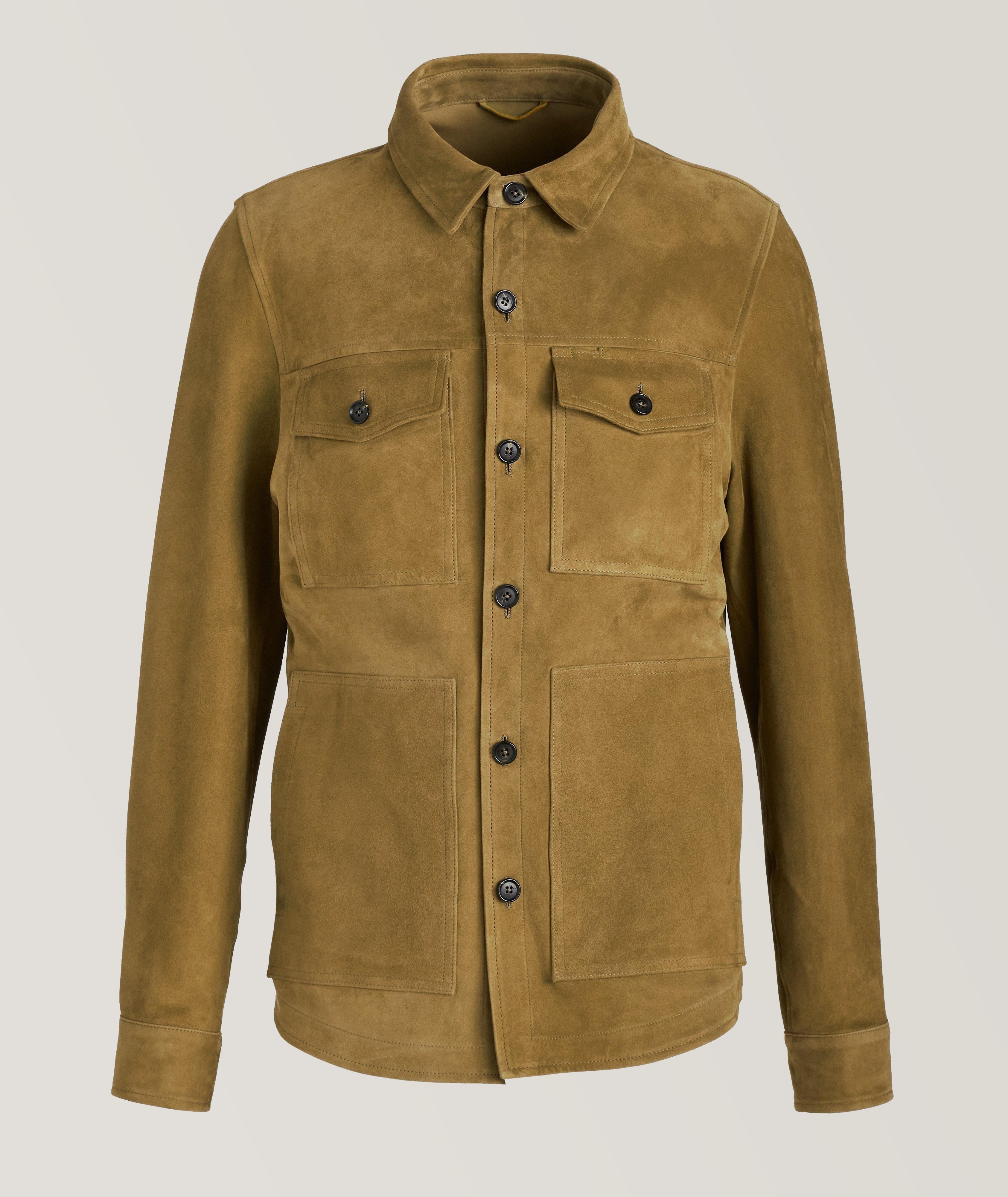 Lambskin Suede Overshirt image 0