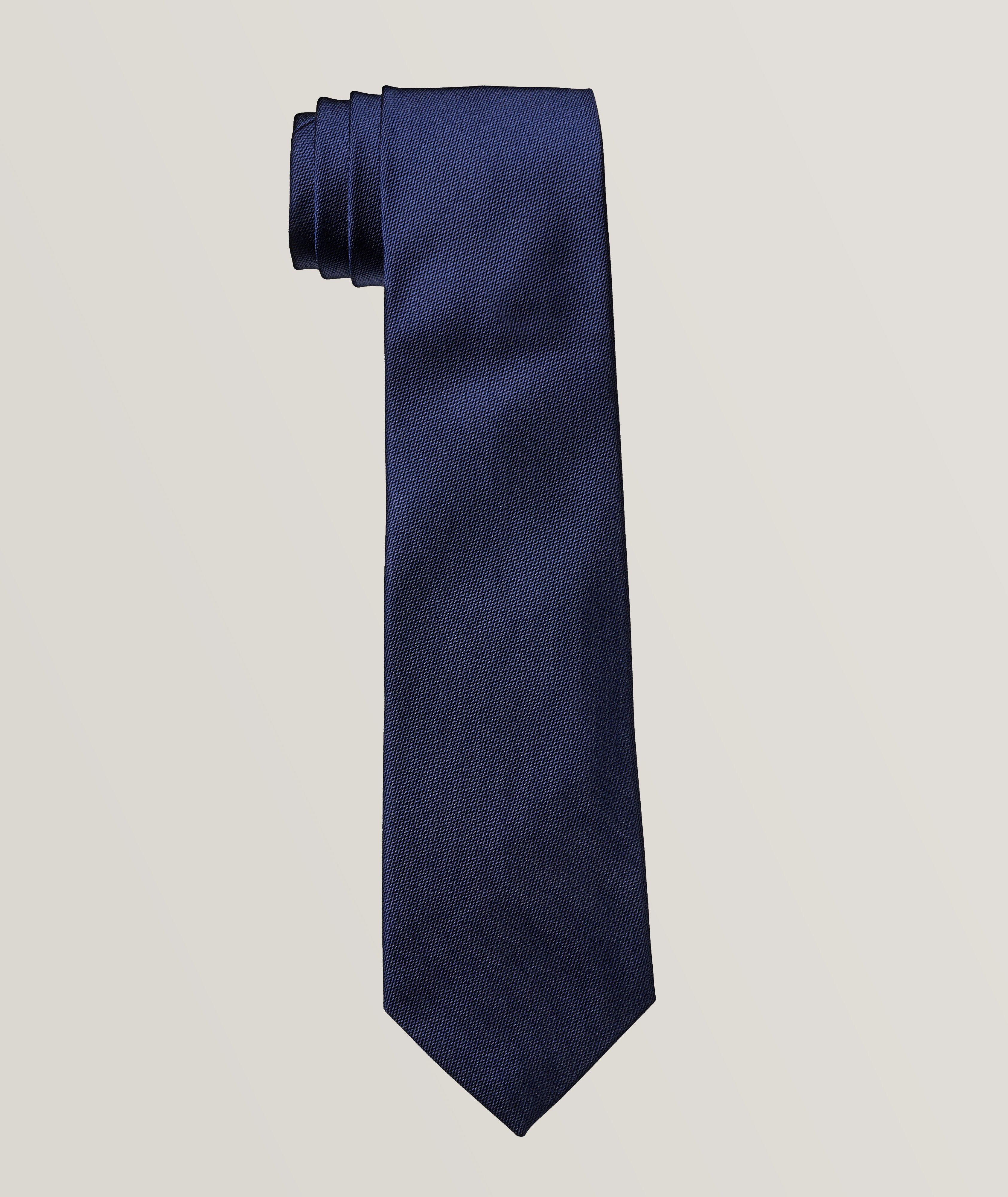 Cravate en soie texturée image 0