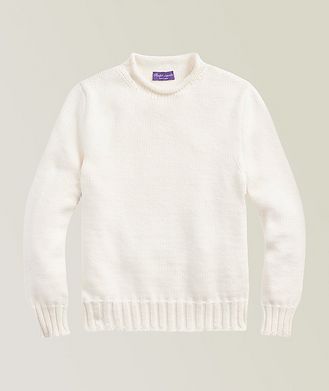 Ralph Lauren Purple Label Cotton-Blend Rollneck Sweater