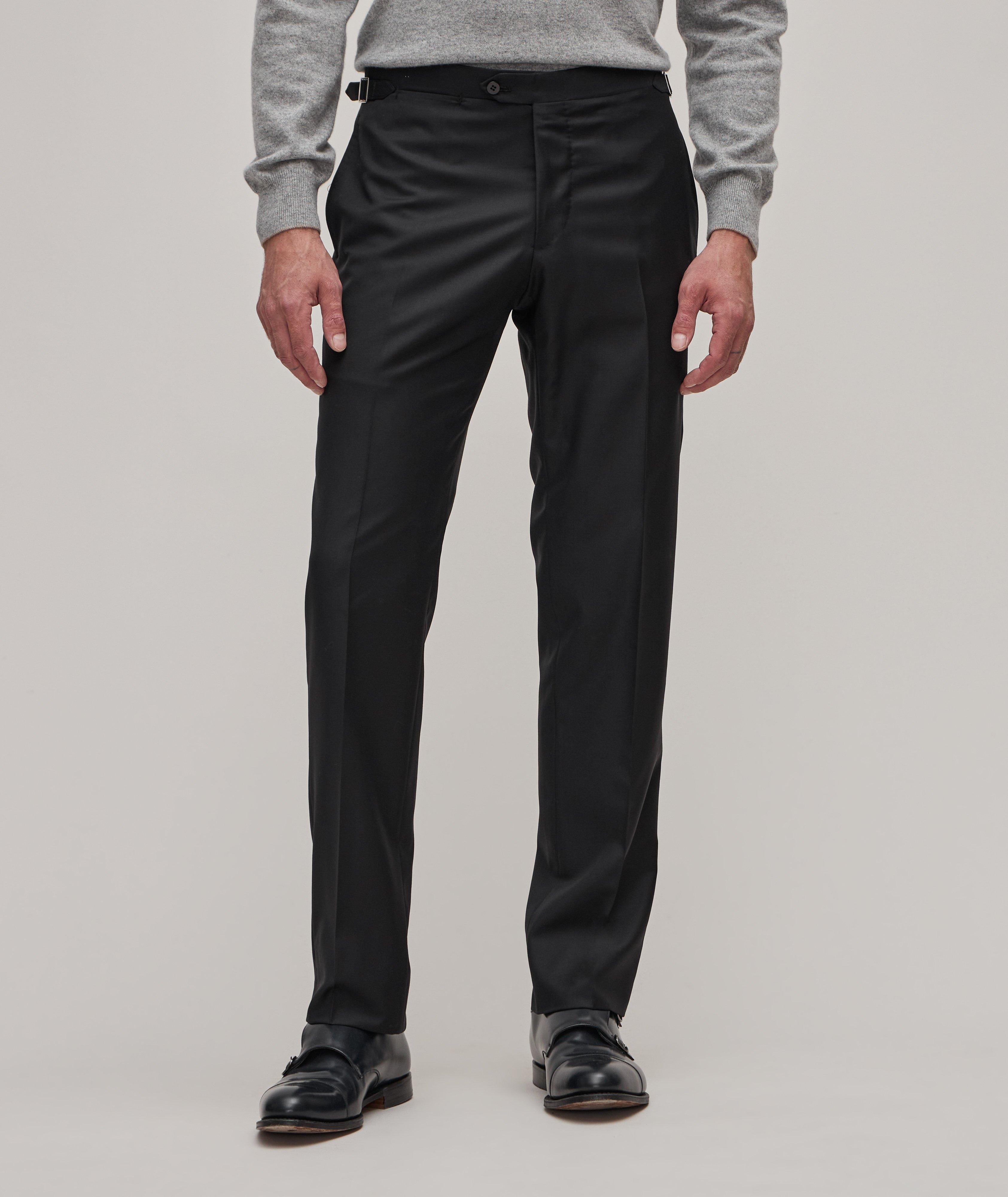 Solid Wool Tuxedo Pants image 1