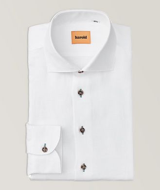 Harold Solid Linen Dress Shirt
