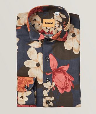 Harold Multi-Colour Floral Patterned Dress Shirt