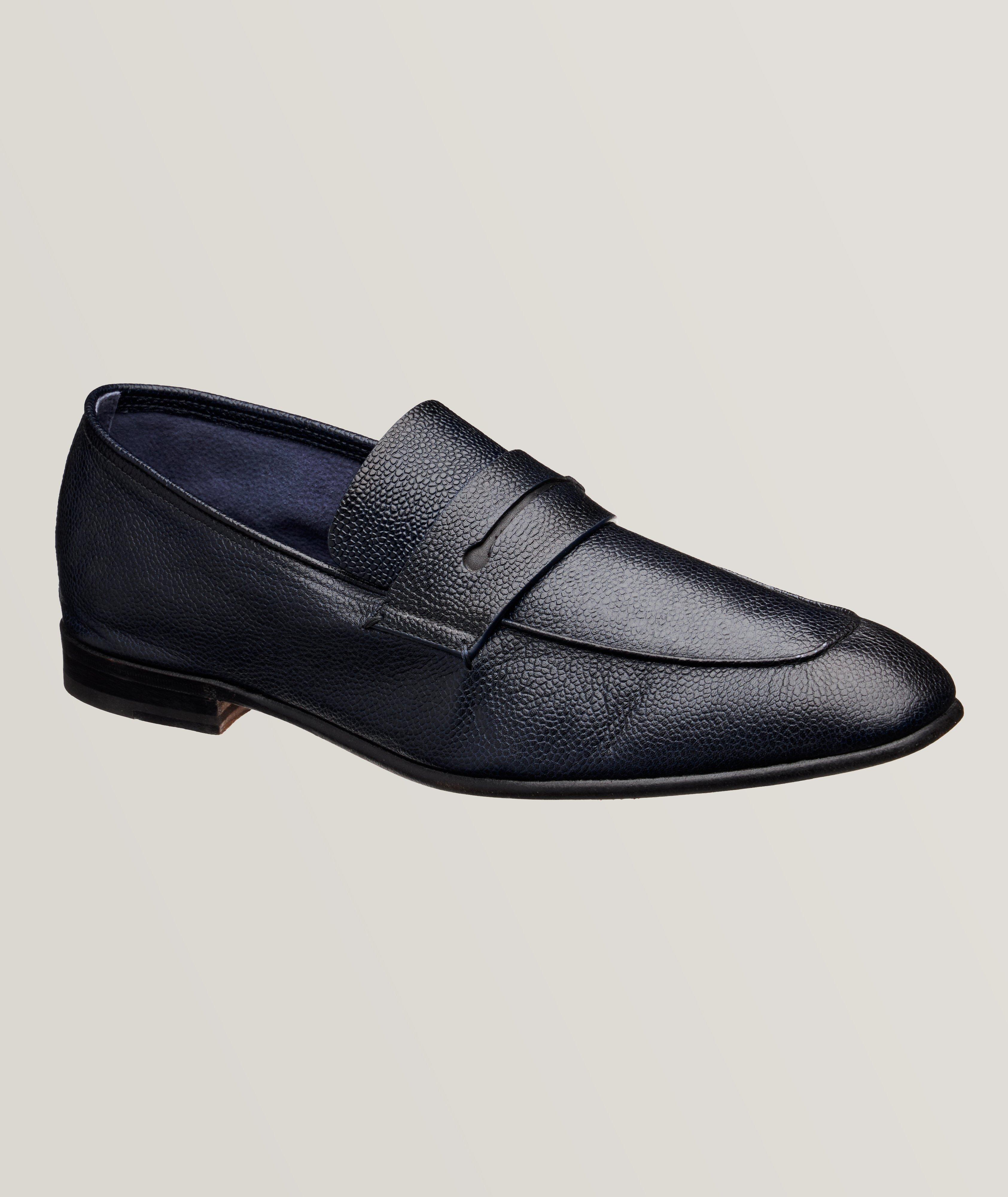 ZEGNA Grained Leather L'Asola Loafer