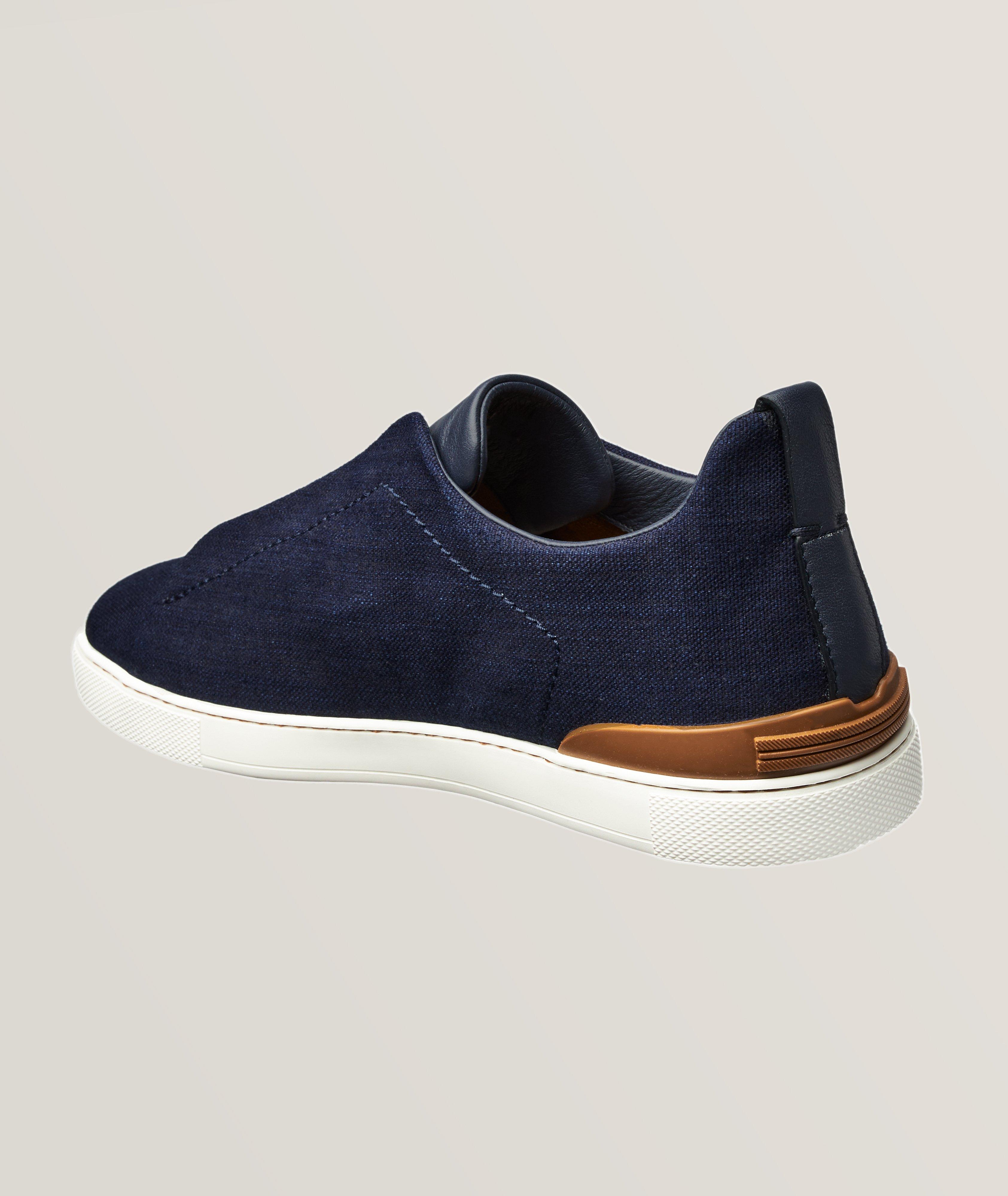 Canvas Triple Stitch Low Top Sneakers image 1