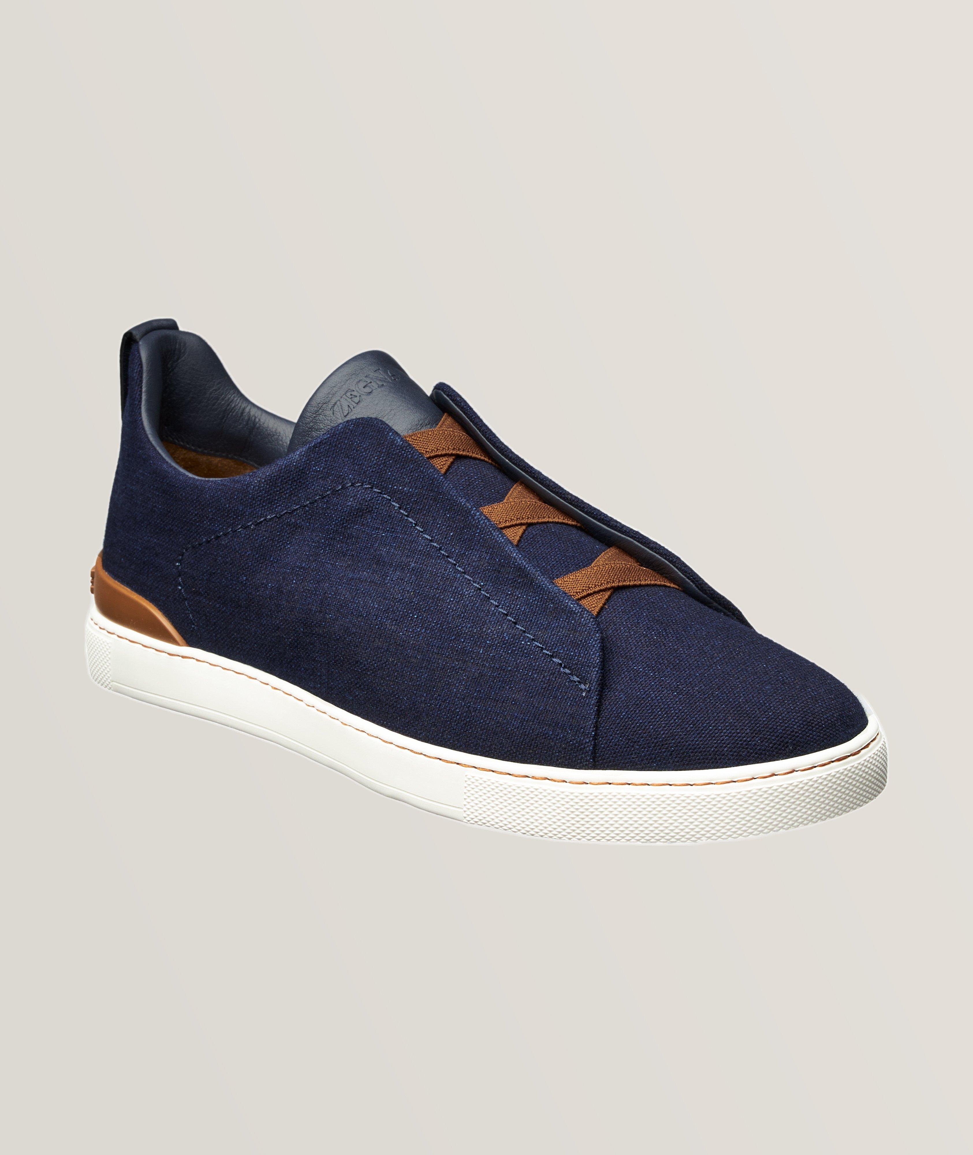 Canvas Triple Stitch Low Top Sneakers image 0