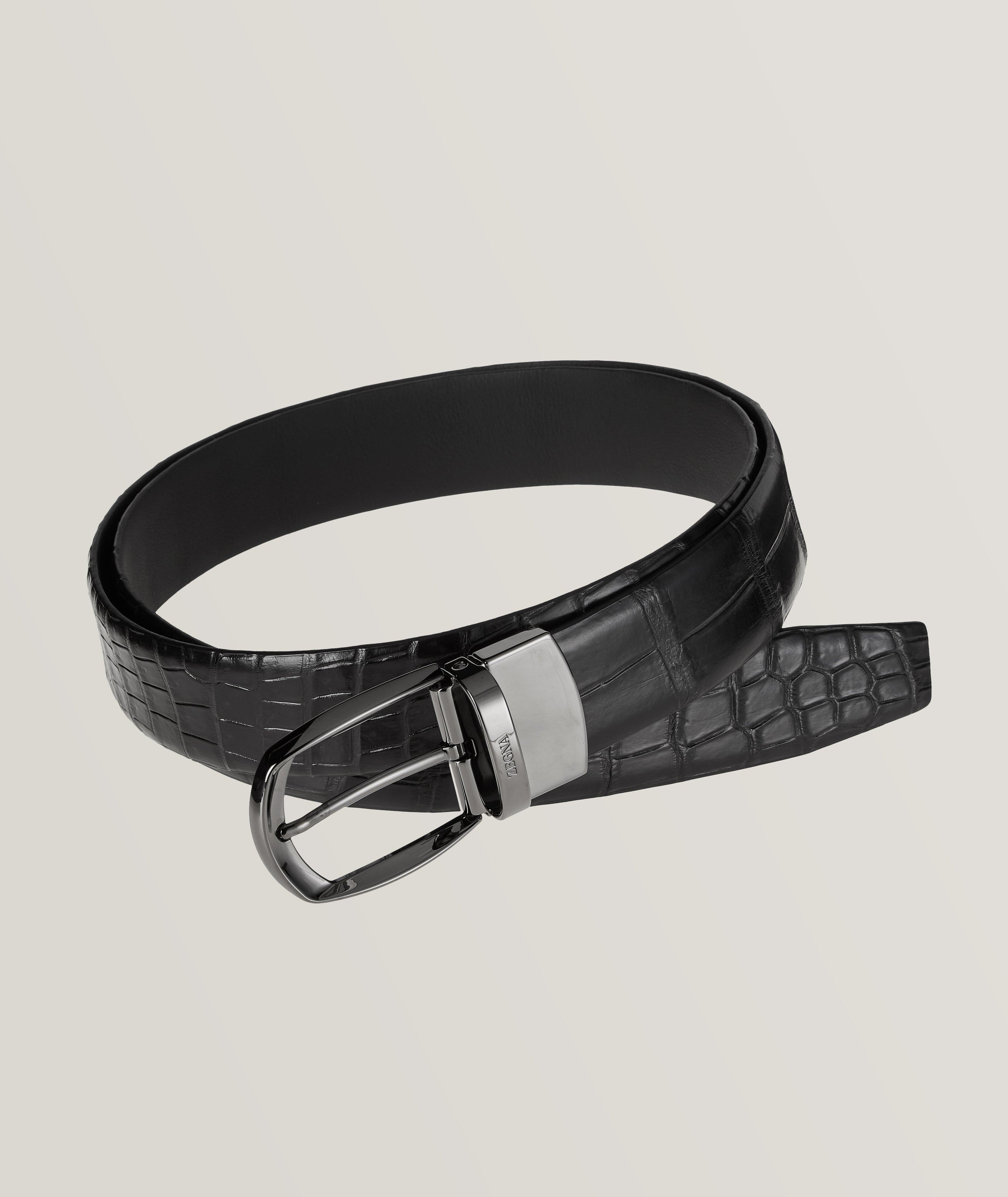 Ceinture en cuir d’alligator image 0