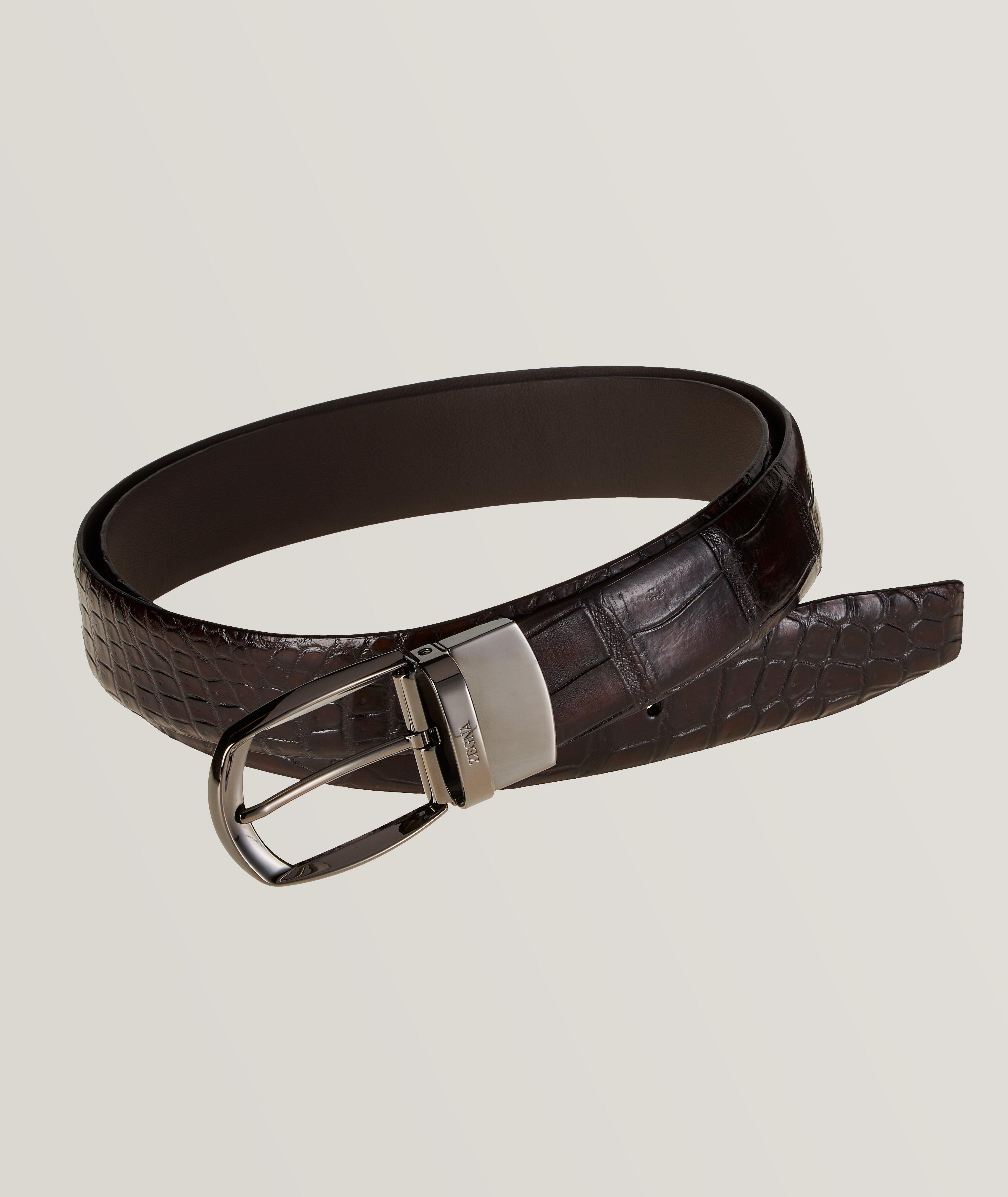 Ceinture en cuir d’alligator image 0