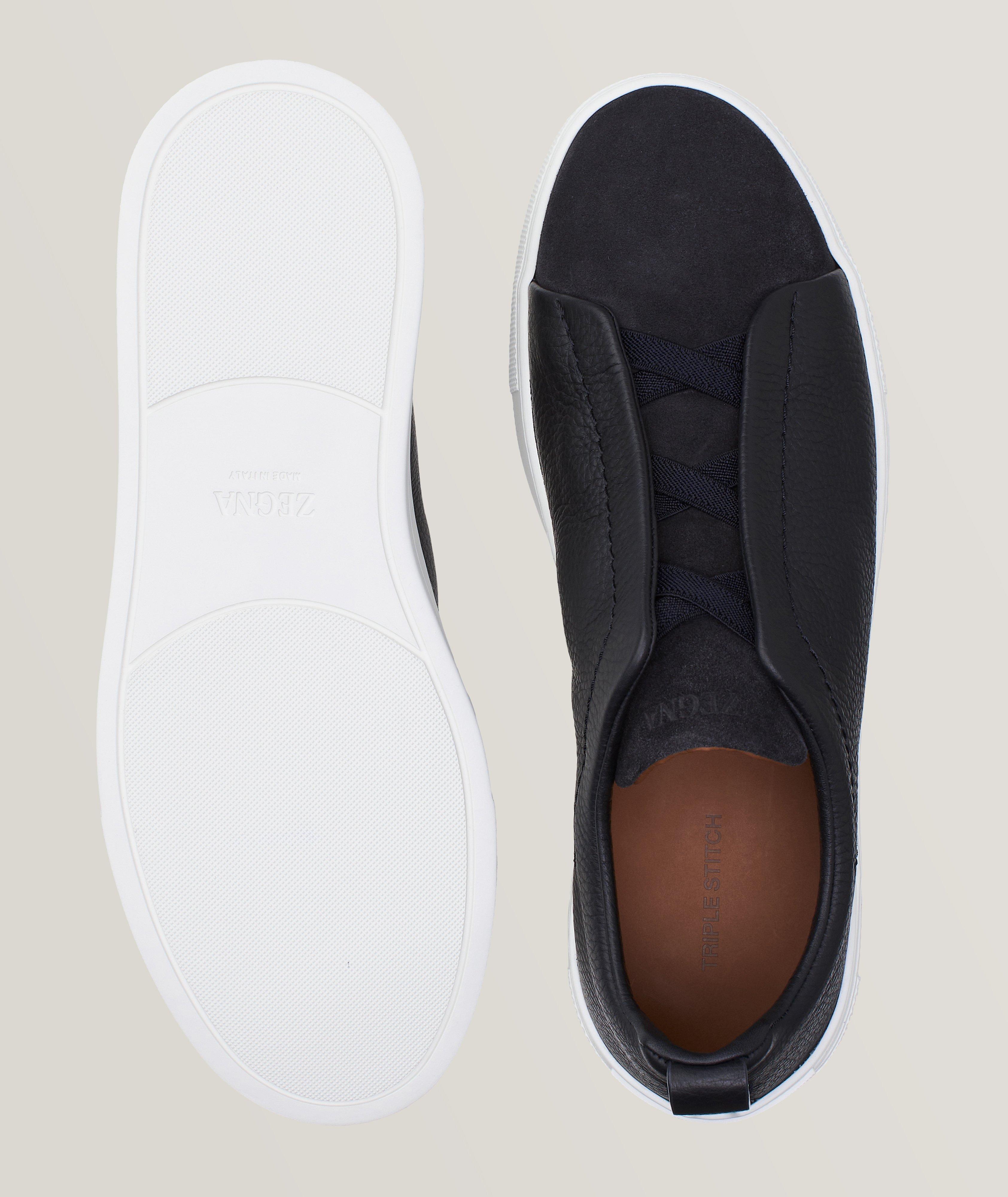 Flâneur sport en cuir texturé, collection Triple Stitch image 2