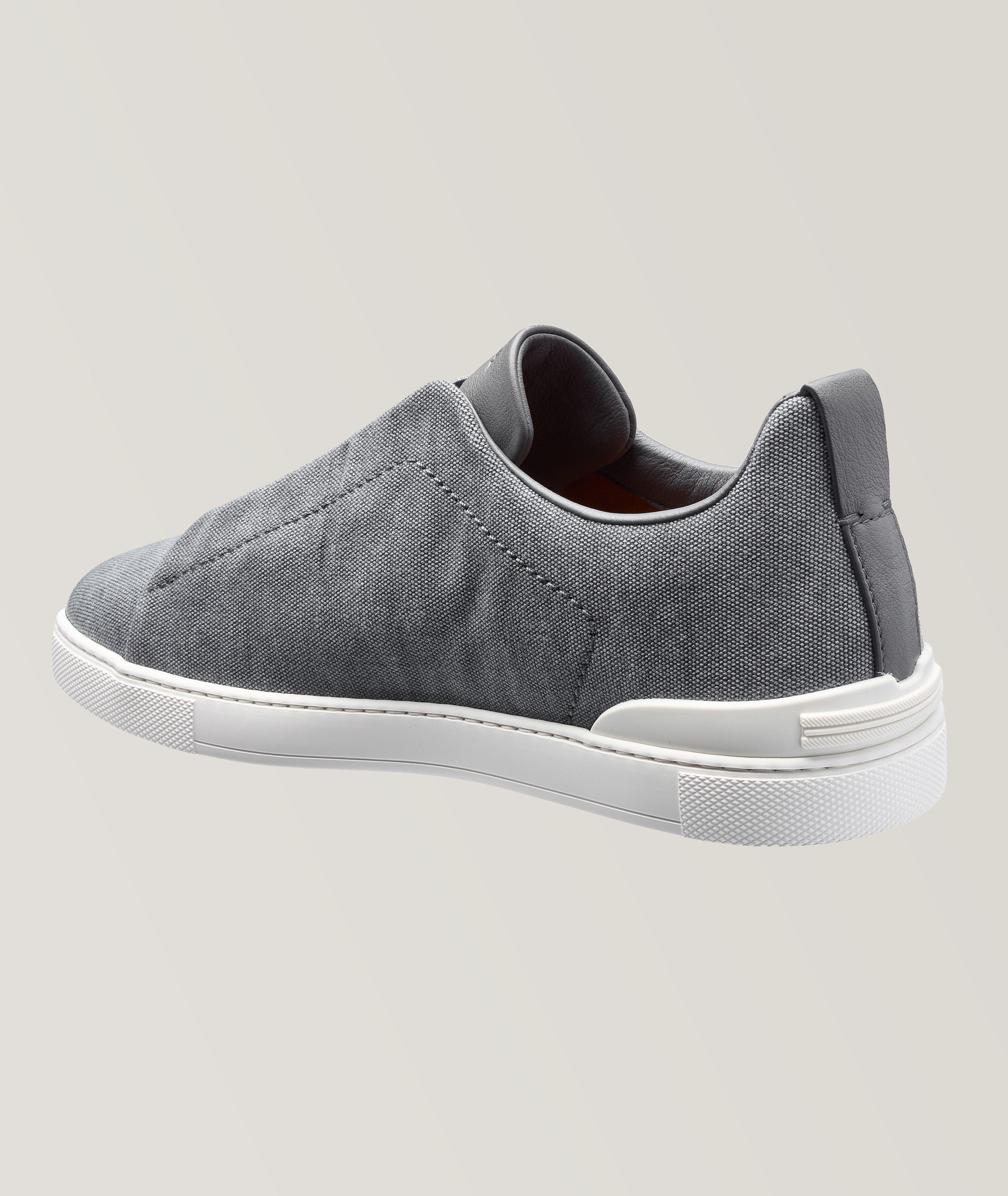 Canvas Triple Stitch Low Top Sneakers image 1